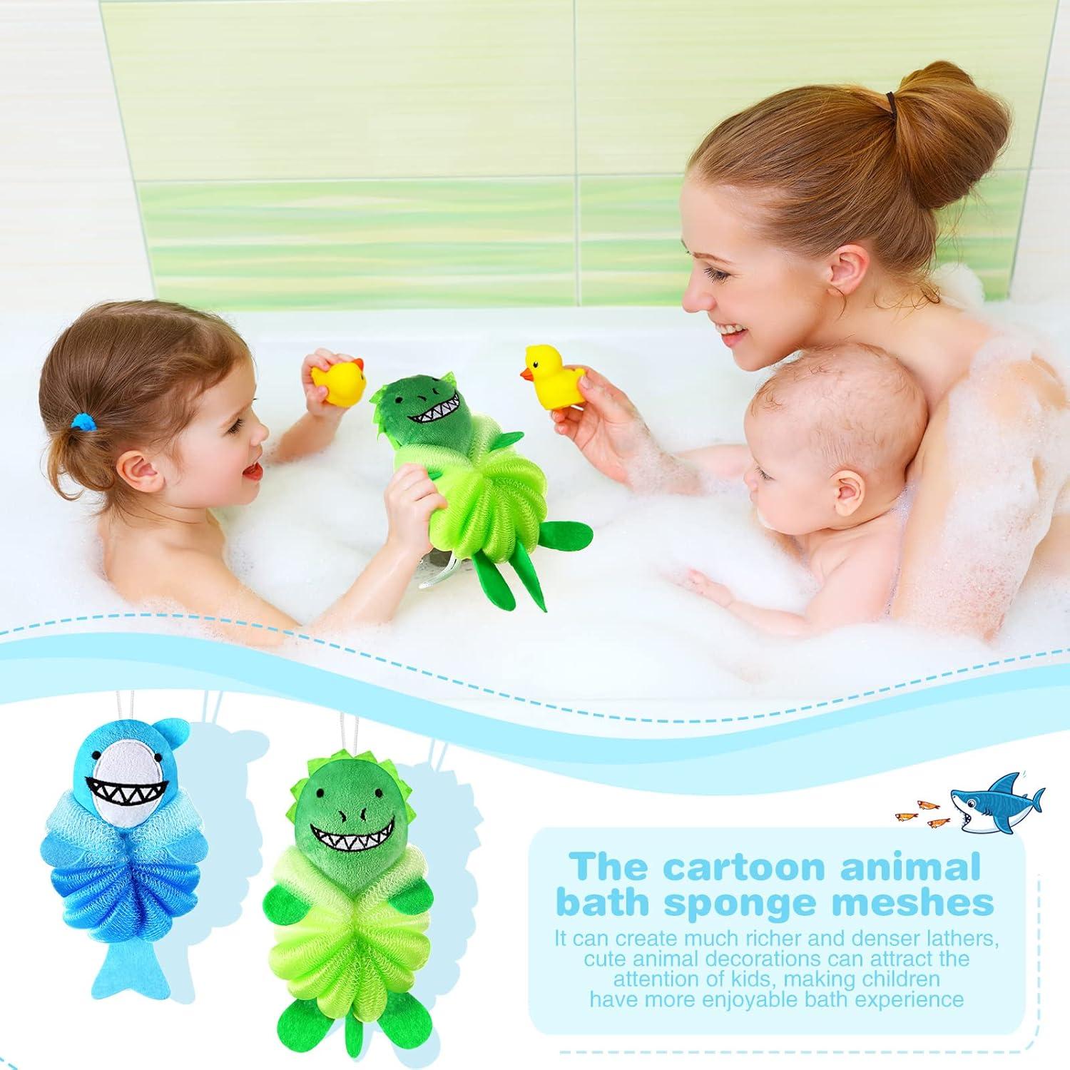 Esponjas de Baño para Niños Nuenen - 2 Pcs Animales