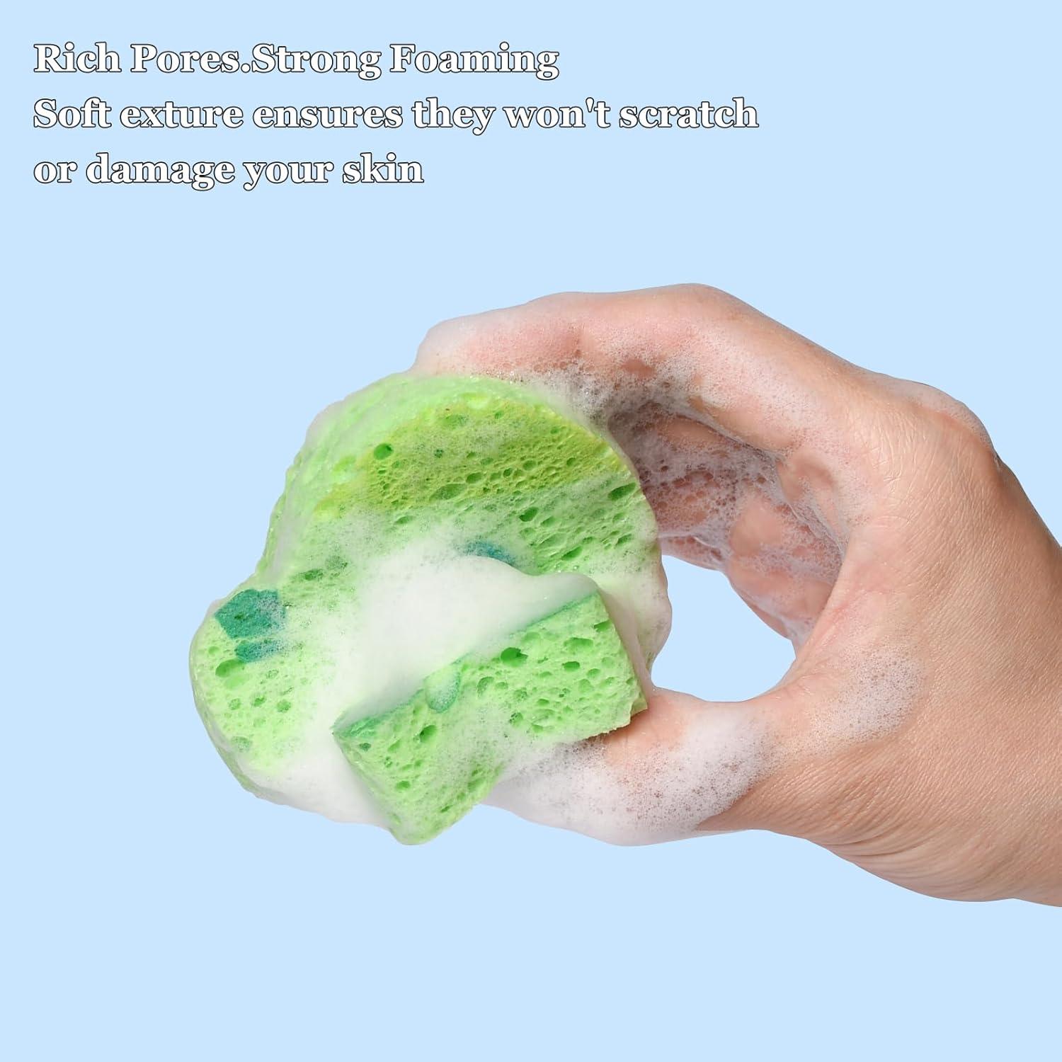 Esponjas de Baño para Niños Pumwoy 4 Pcs Formas de Transporte