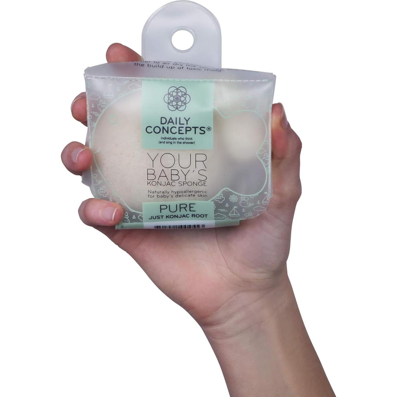 Esponja Konjac para Bebés Conceptos Diarios - Suave y Natural