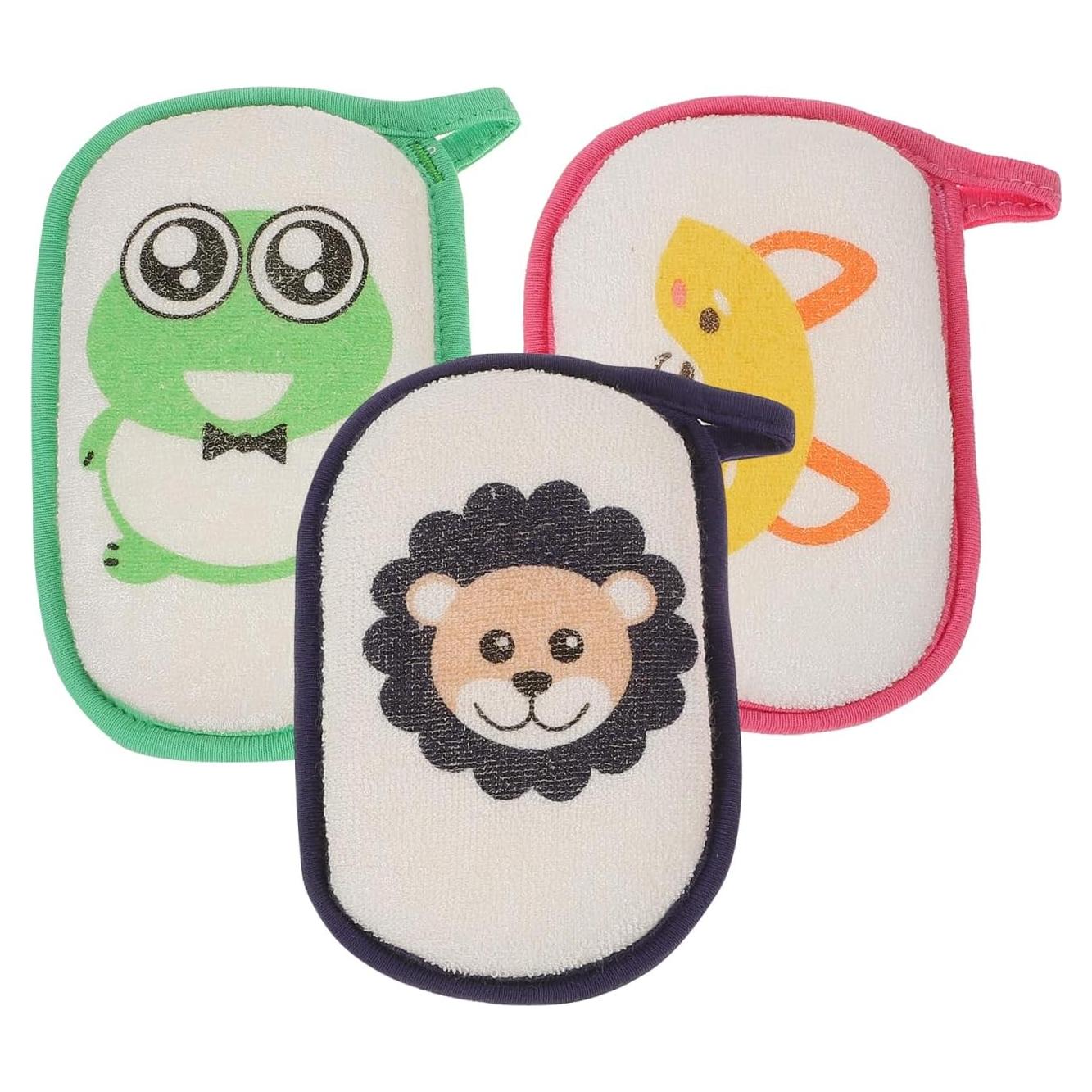 Esponjas de Baño Suaves para Bebés JECOMPRIS - 3 Pcs