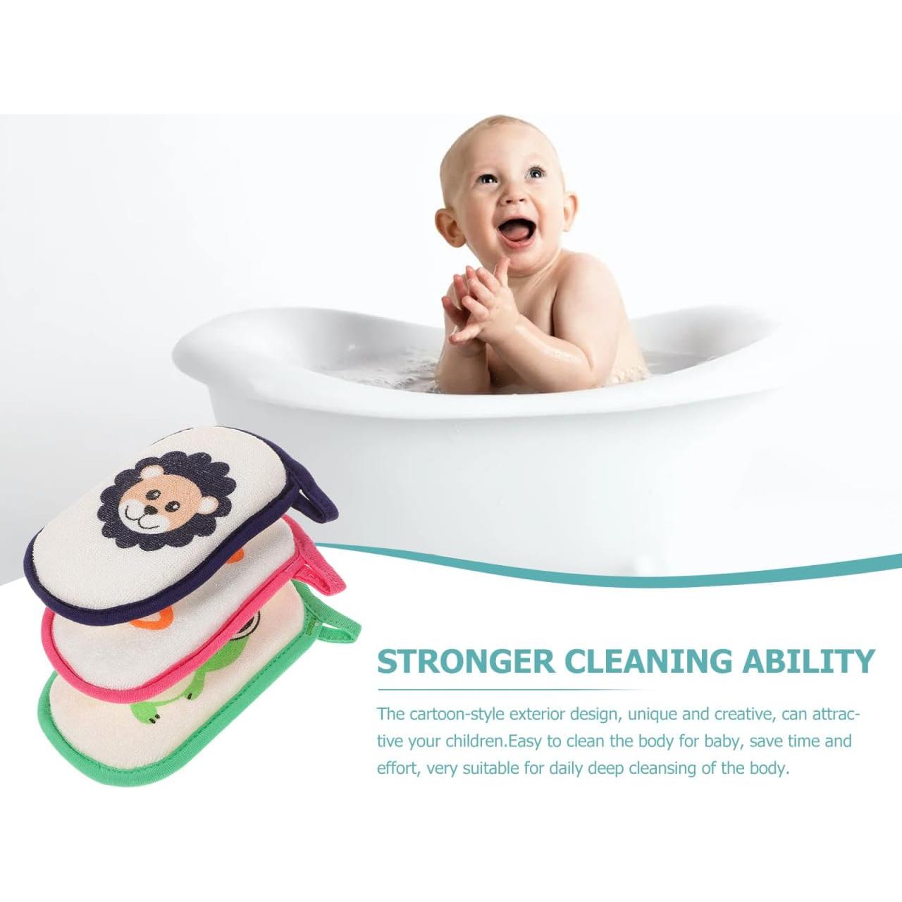 Esponjas de Baño Suaves para Bebés JECOMPRIS - 3 Pcs