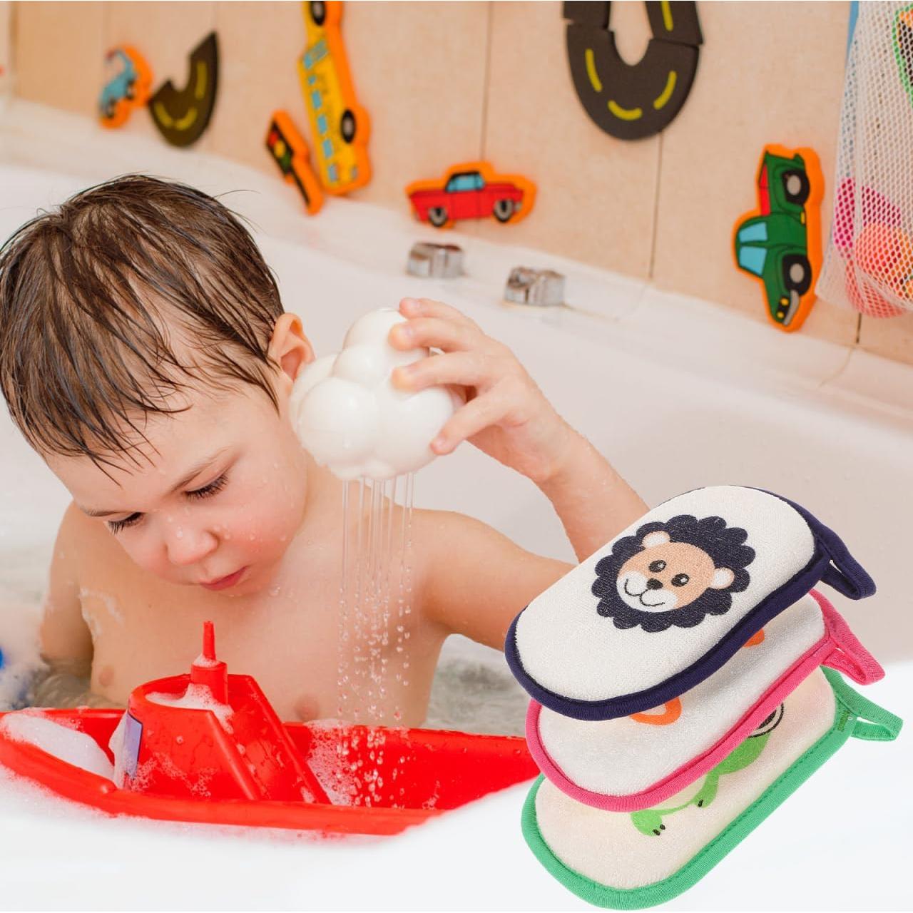 Esponjas de Baño Suaves para Bebés JECOMPRIS - 3 Pcs