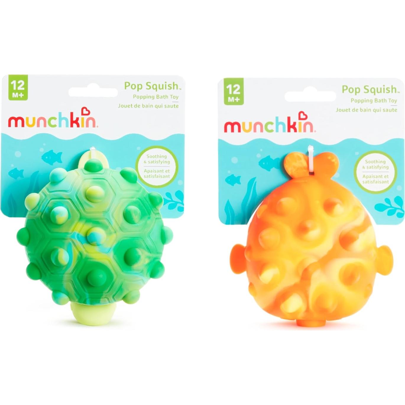 Juguete de Baño Munchkin Pop Squish Tortuga y Pez Globo