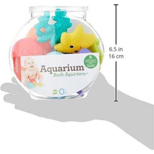 Juguetes de Baño Acuáticos Infantino - 8 Amigos del Mar