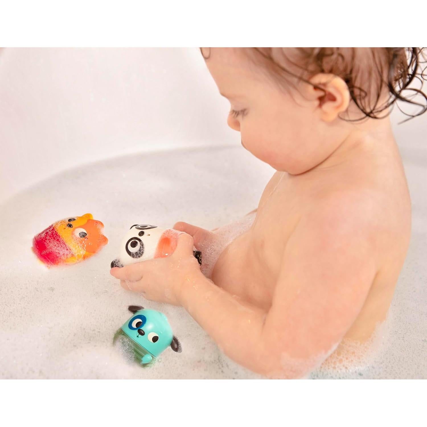 Juguetes de baño B. toys Squish & Splash 3 Animales 6+ meses