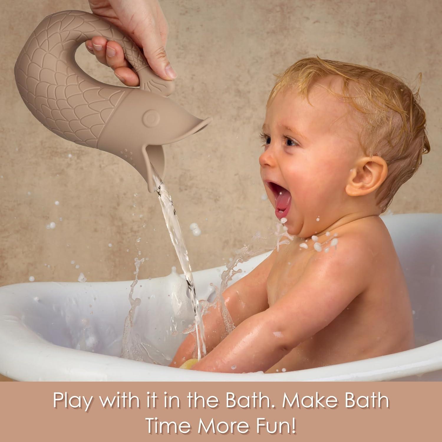 Taza de Enjuague para Bebés Mintlyfe 330ml Silicona Azul