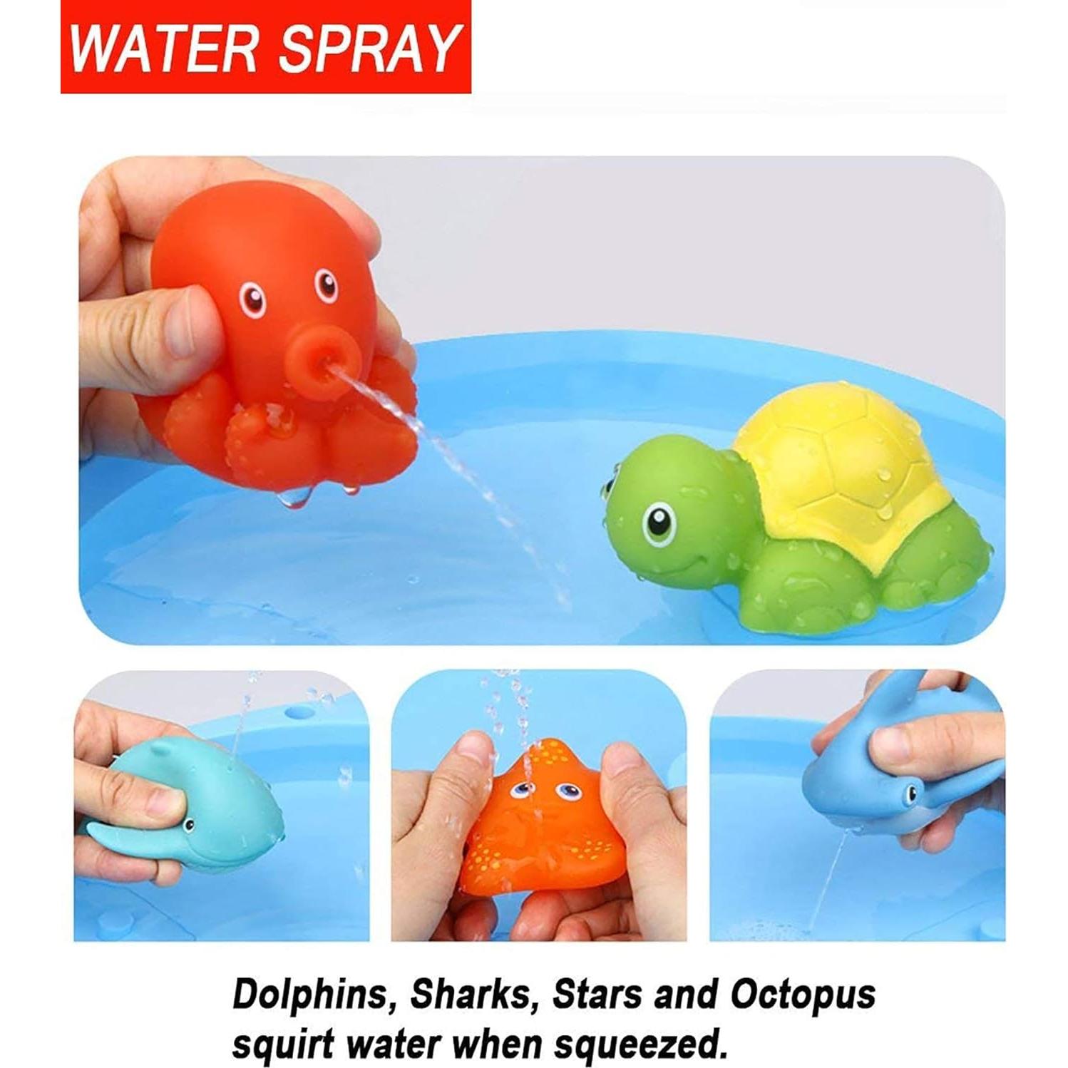 Juguete de Baño Flotante KECIABO con Animales Coloridos