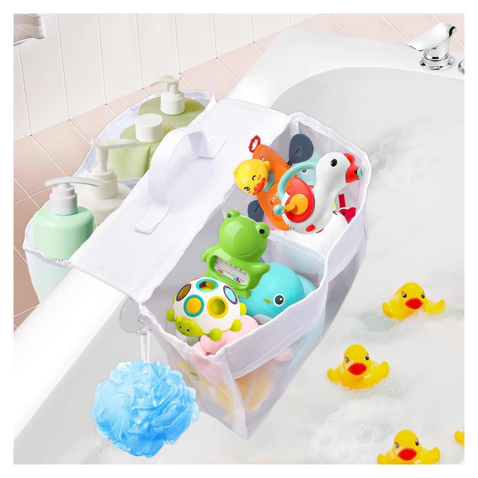 Organizador de Juguetes de Baño Cerpourt con 4 Compartimentos