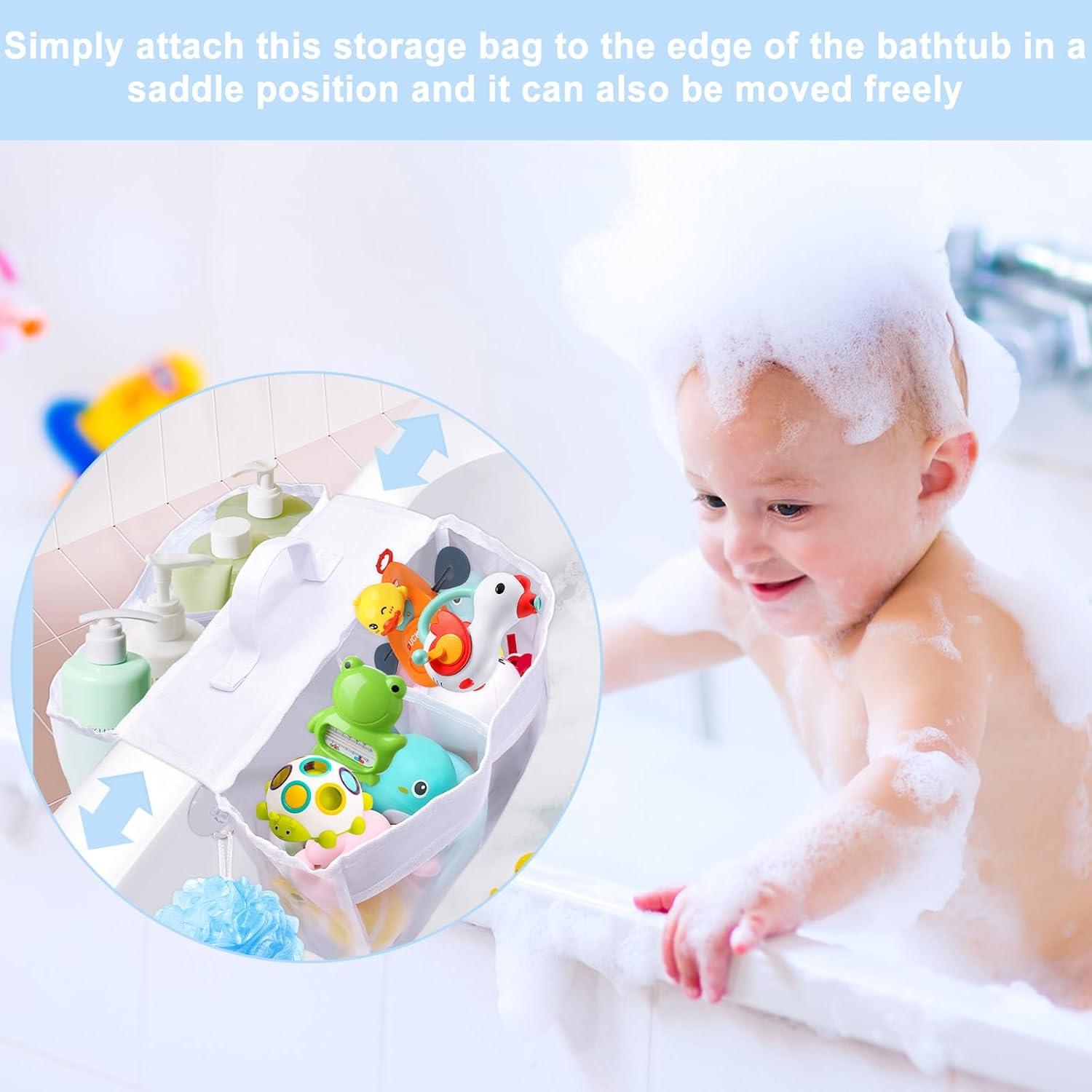 Organizador de Juguetes de Baño Cerpourt con 4 Compartimentos