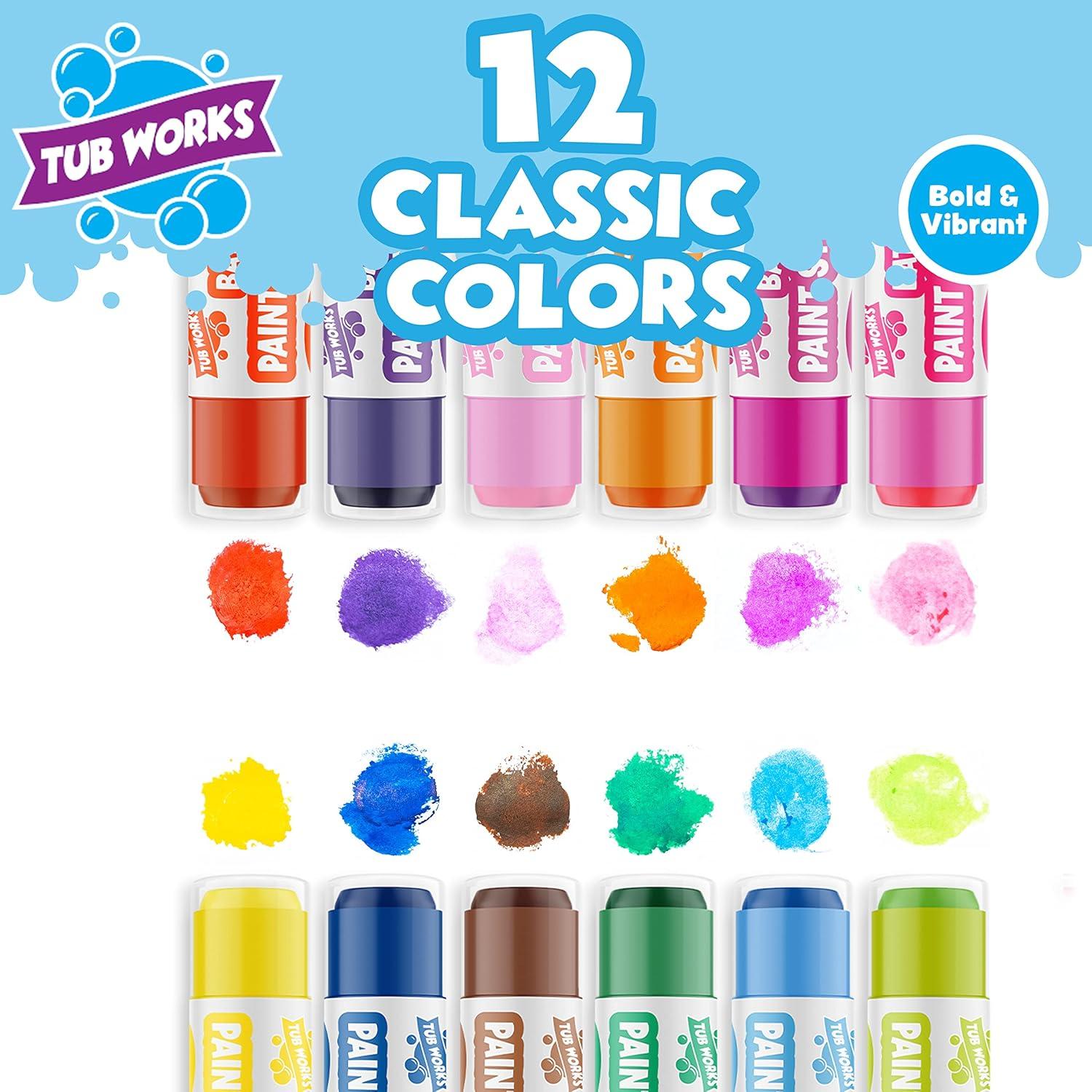 Palitos de Pintura para Baño Tub Works 12 Colores No Tóxicos