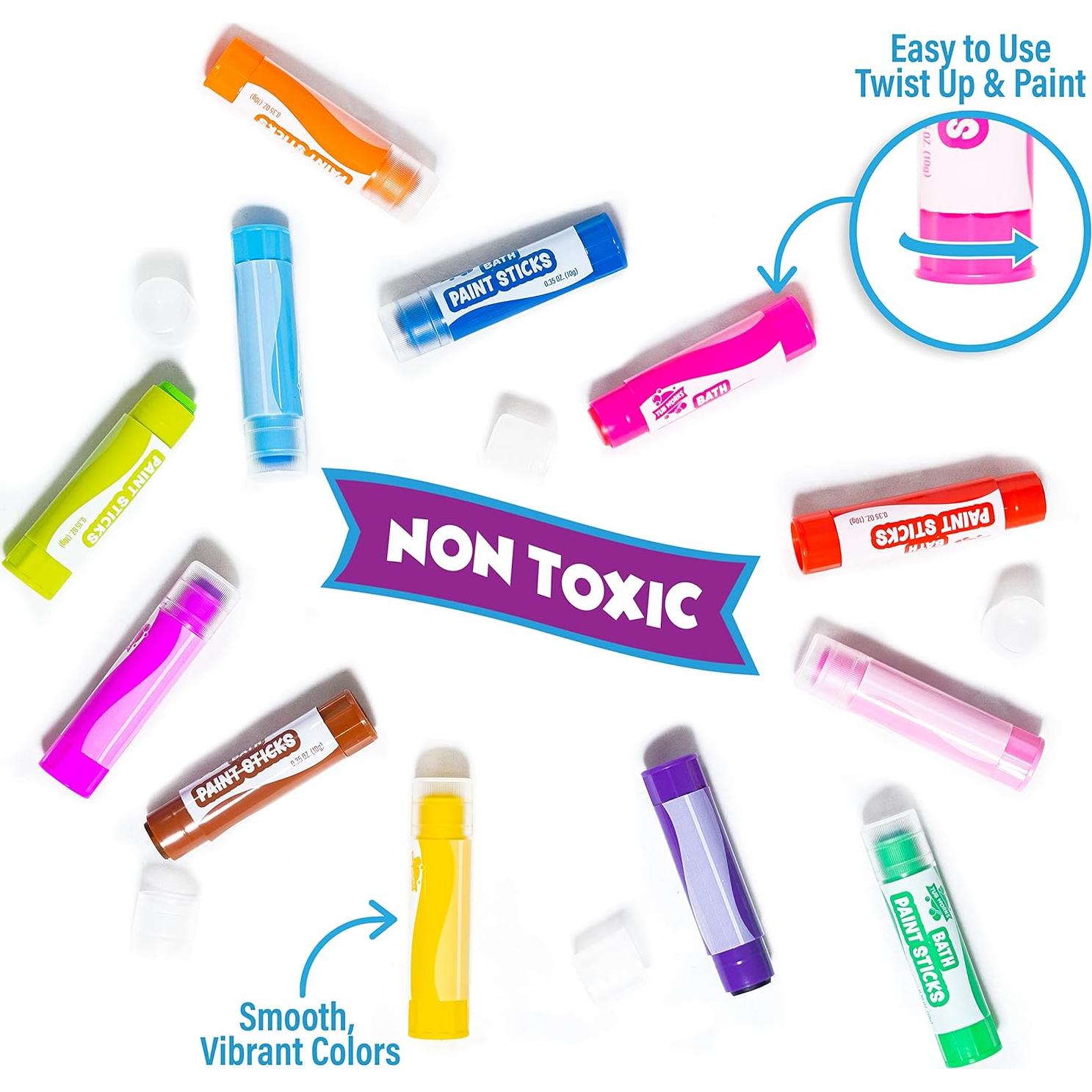 Palitos de Pintura para Baño Tub Works 12 Colores No Tóxicos