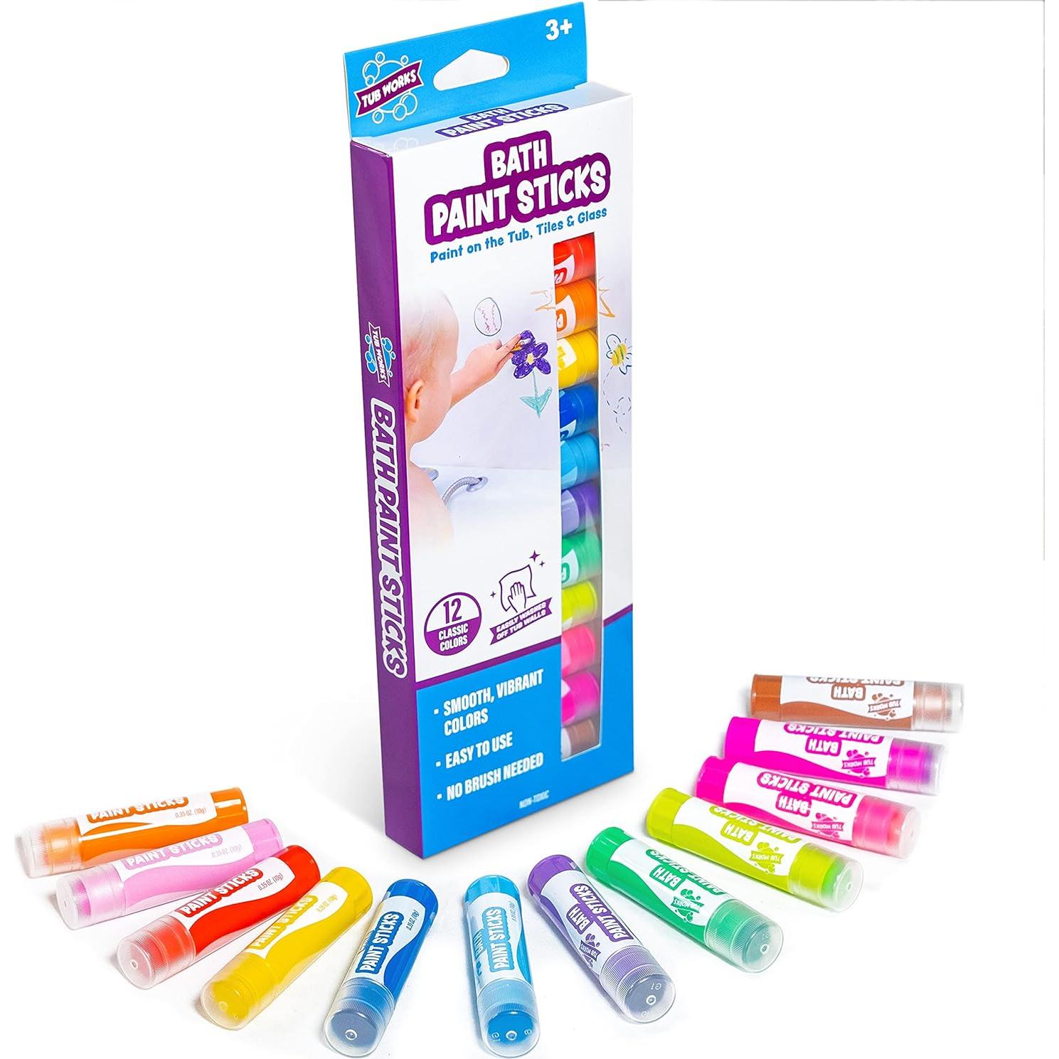 Palitos de Pintura para Baño Tub Works 12 Colores No Tóxicos