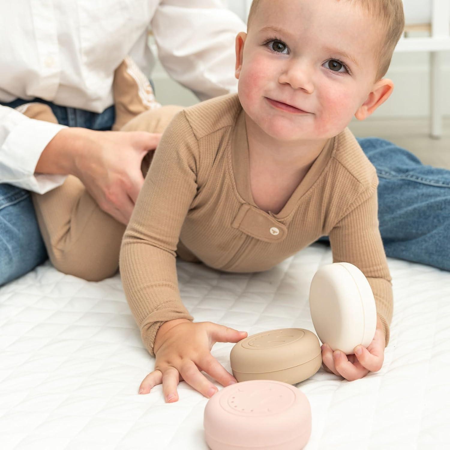 Juego de juguetes de baño Bouncee para bebés - 4 piezas