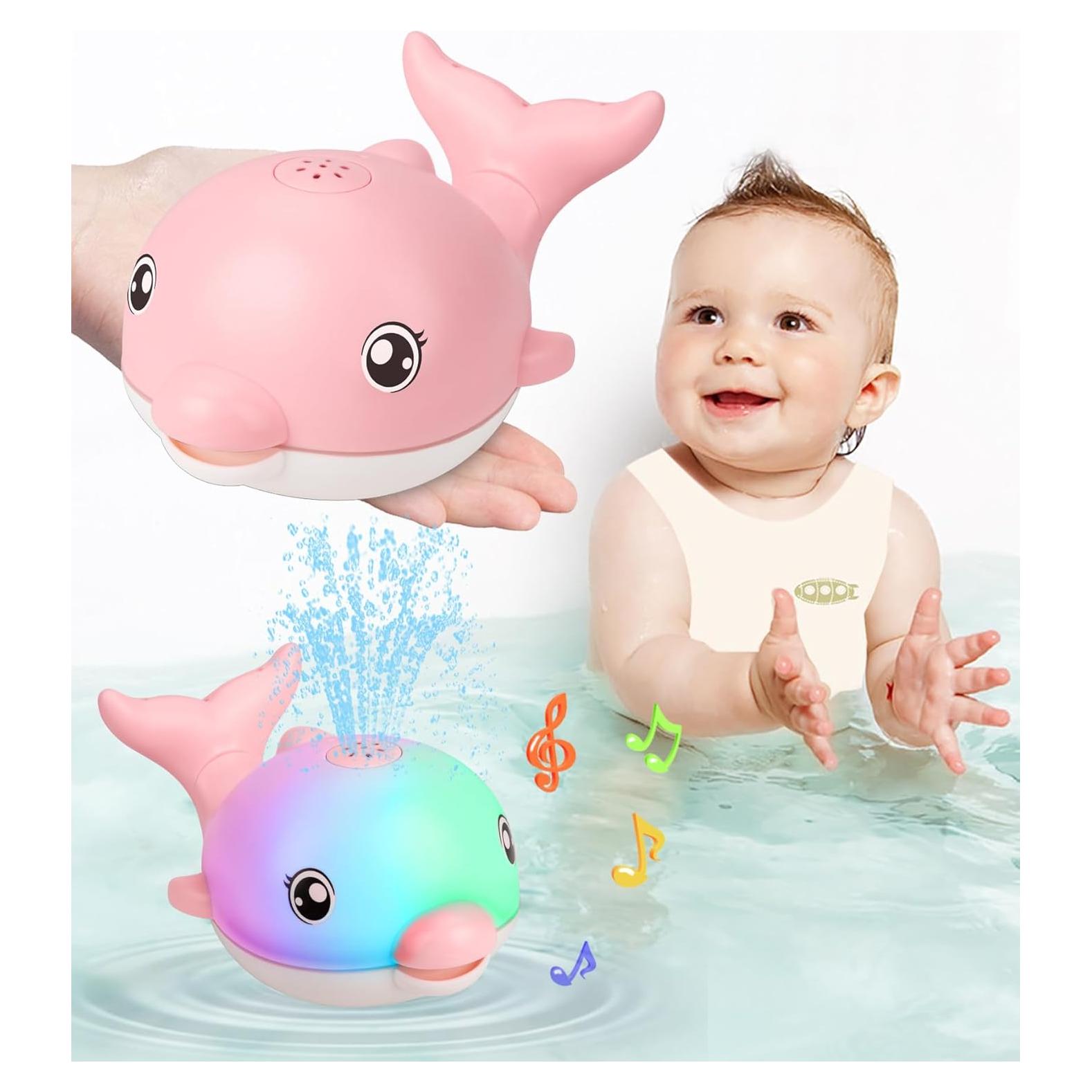 Juguete de baño CAHILON Delfín Rosa con Música y Luces