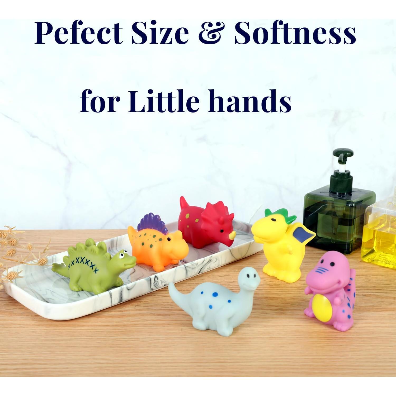 Juguetes de Baño Sin Agujero XY-WQ Dinosaurios 6 Piezas