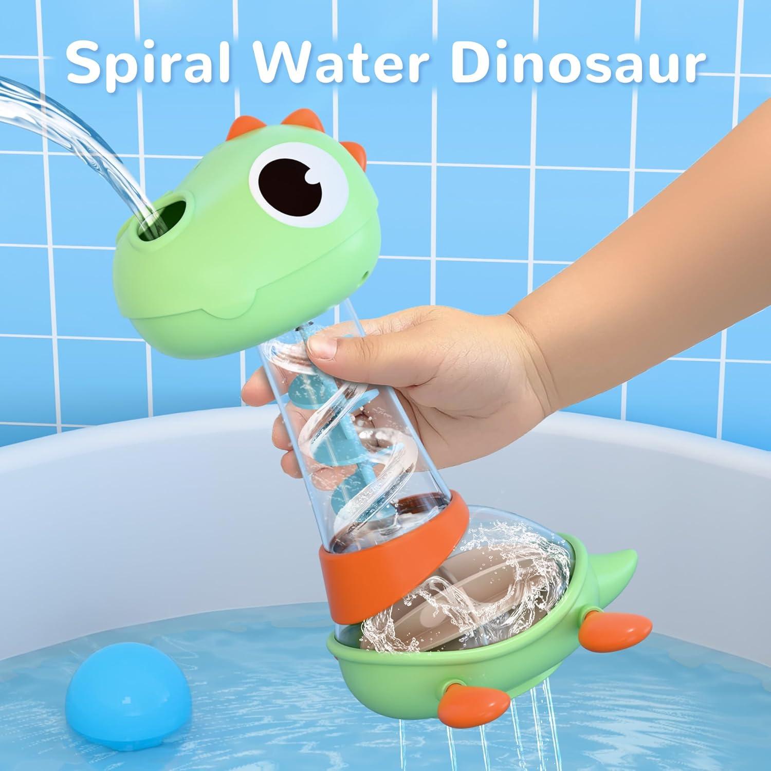 Juguete de Baño Interactivo iPlay, iLearn Tortuga y Dinosaurio