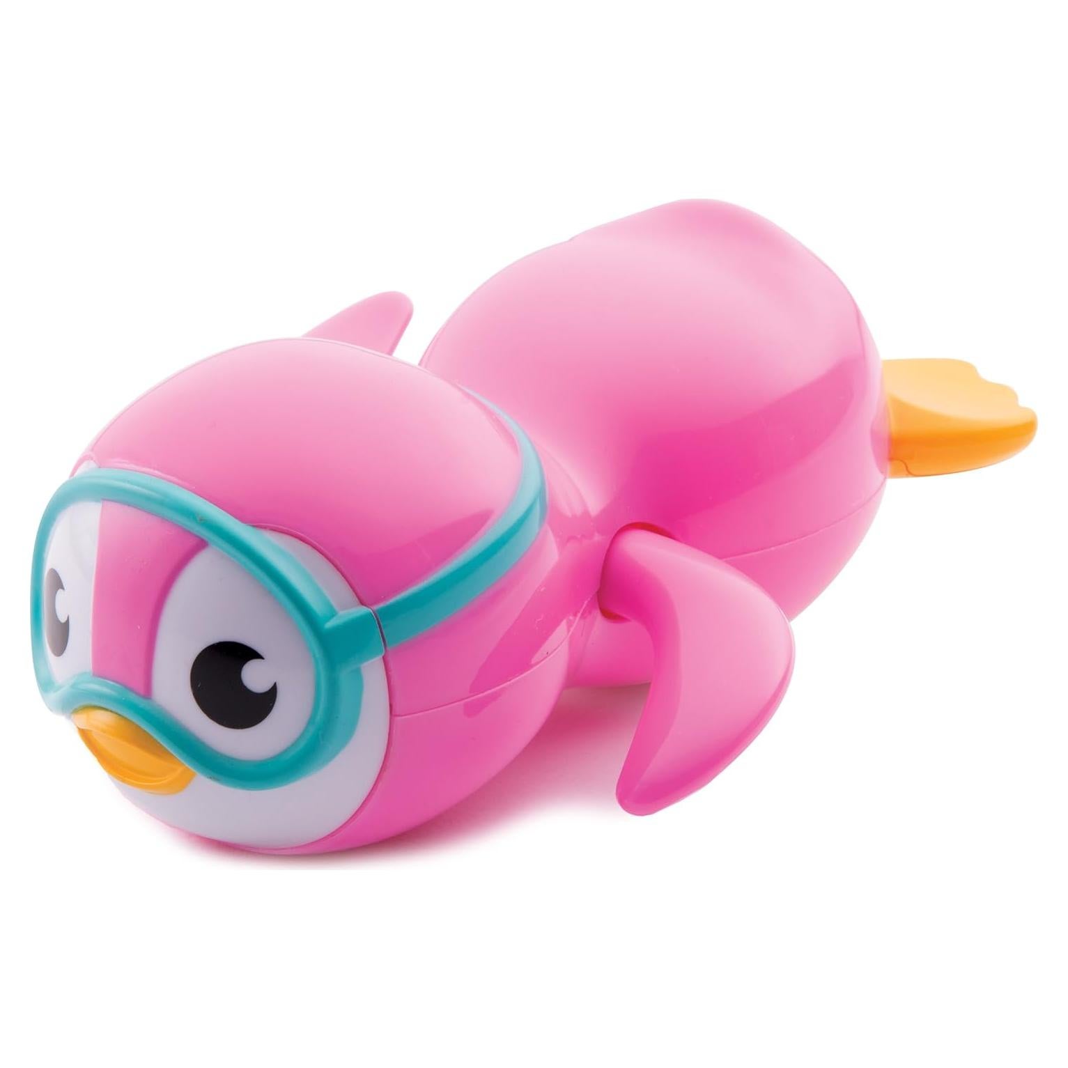Juguete de baño Munchkin Pingüino Nadador Rosa 15.2cm