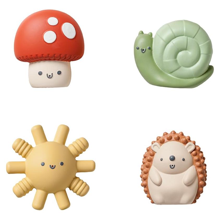 Juguetes de baño sensorial Itzy Ritzy - Set de 4 personajes