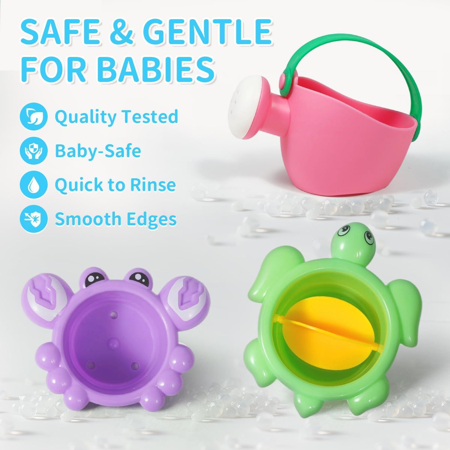 Set de 10 Juguetes de Baño para Bebés BAYMI - Diversión Acuática