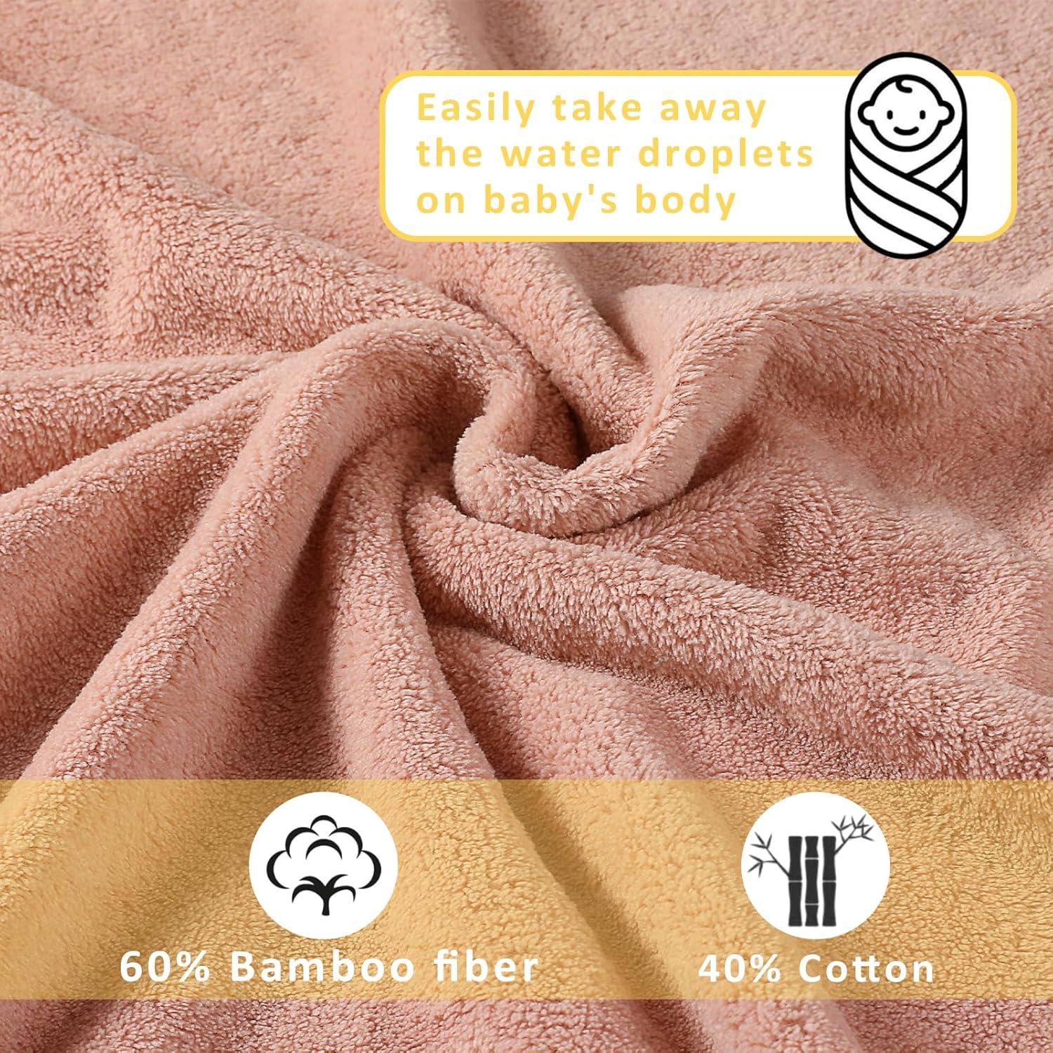 Paquete de 6 Toallas de Baño con Capucha VZZNN 81x81 cm