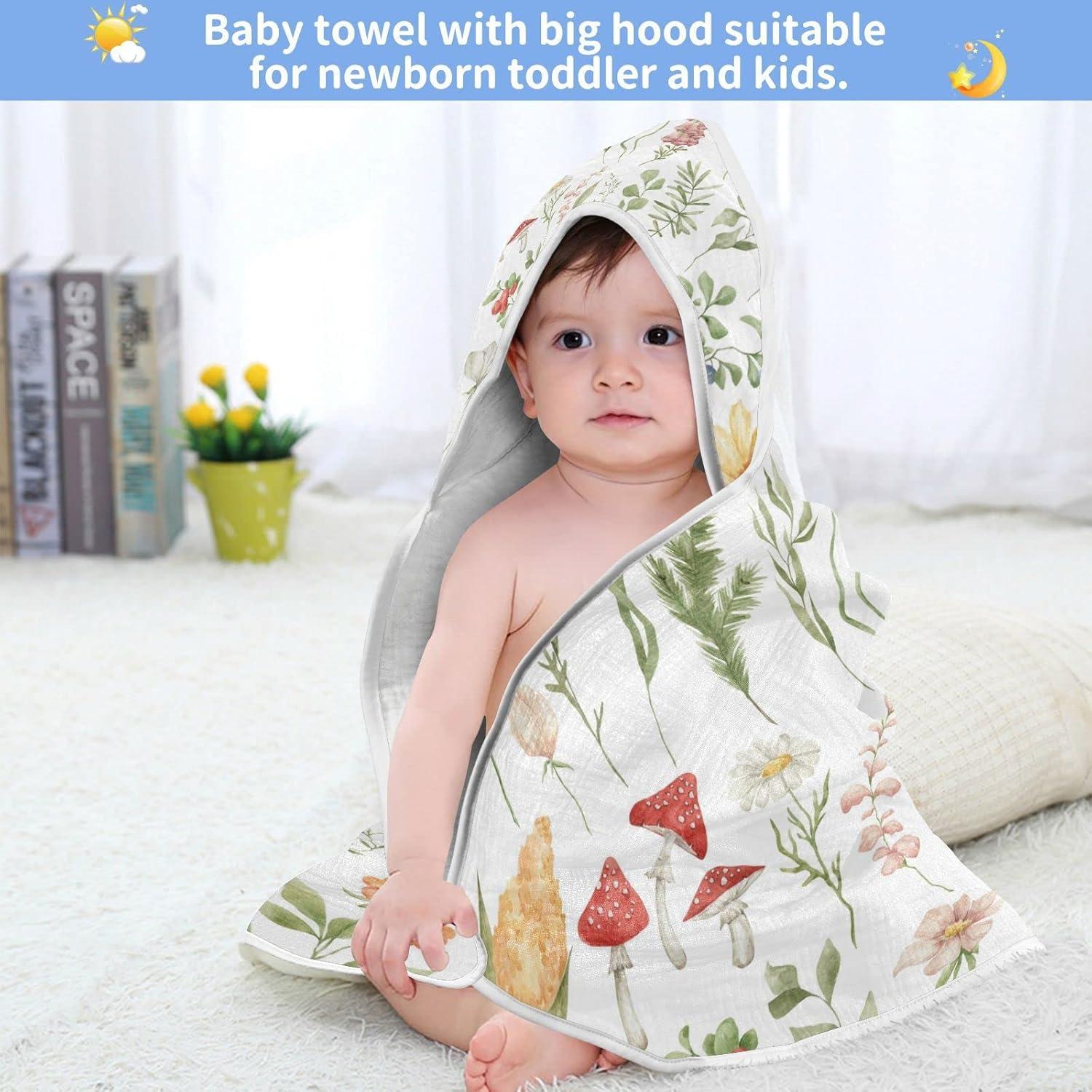 Toalla de baño con capucha Pigsaly 76x76cm algodón orgánico