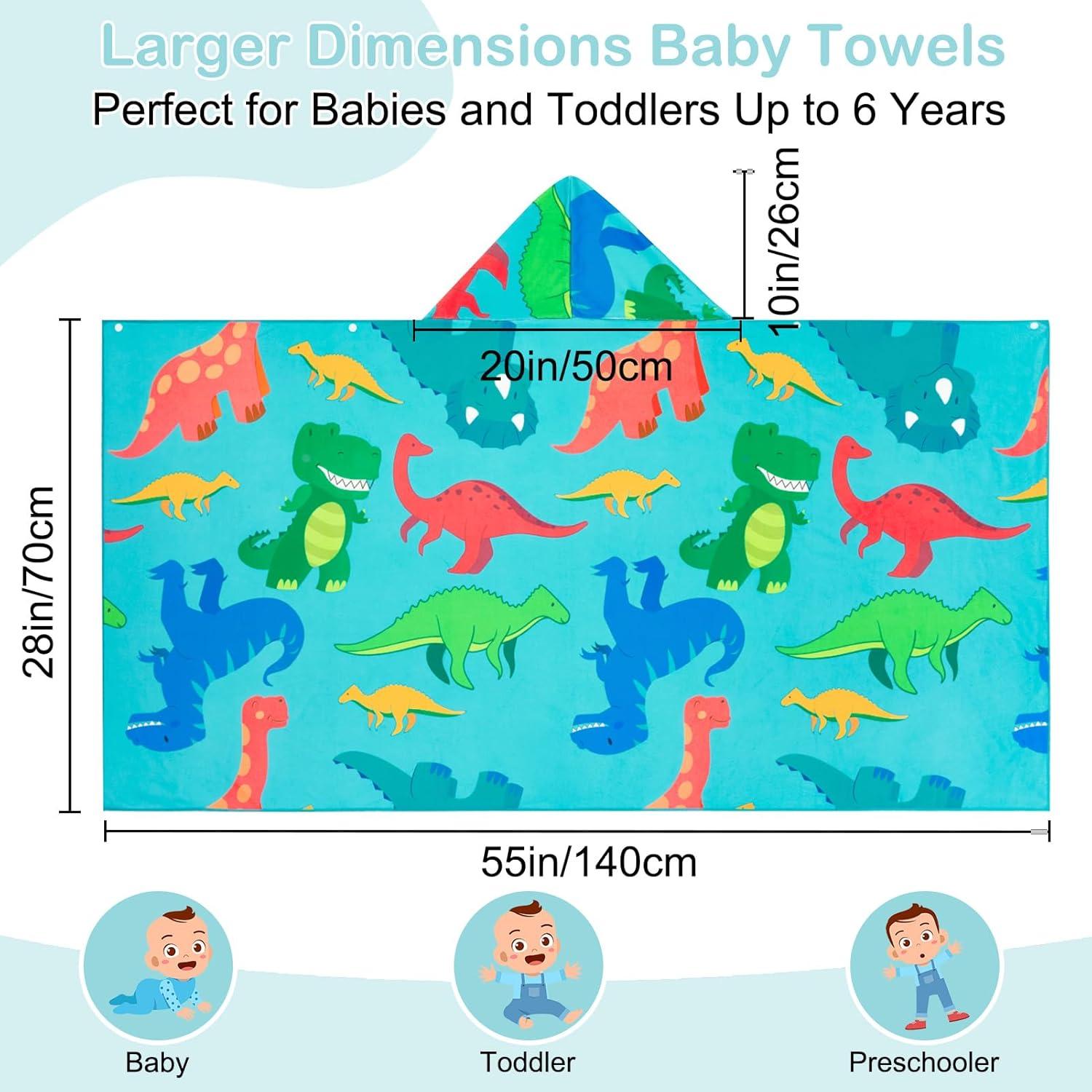 Toalla de baño con capucha Basumee para niños 139.7x71.1 cm