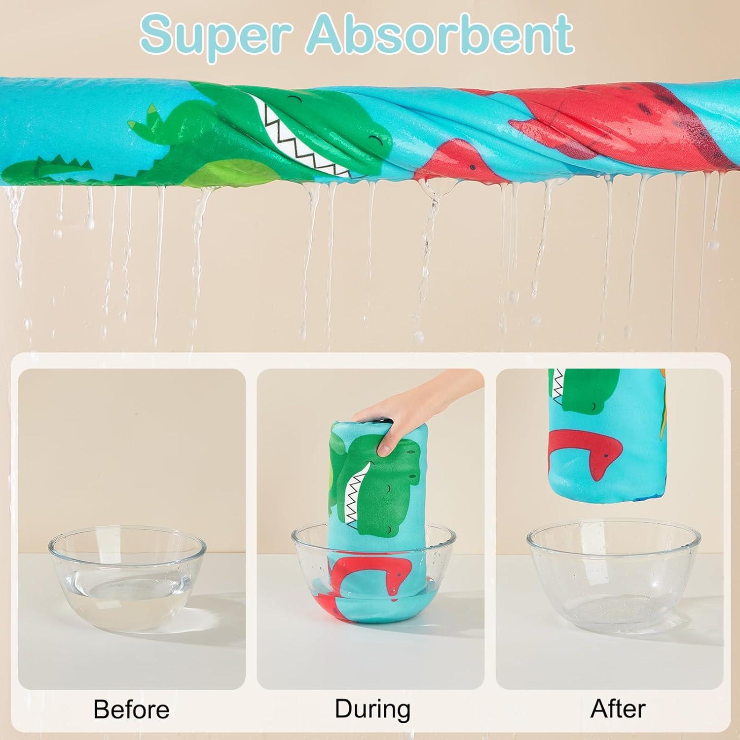 Toalla de baño con capucha Basumee para niños 139.7x71.1 cm