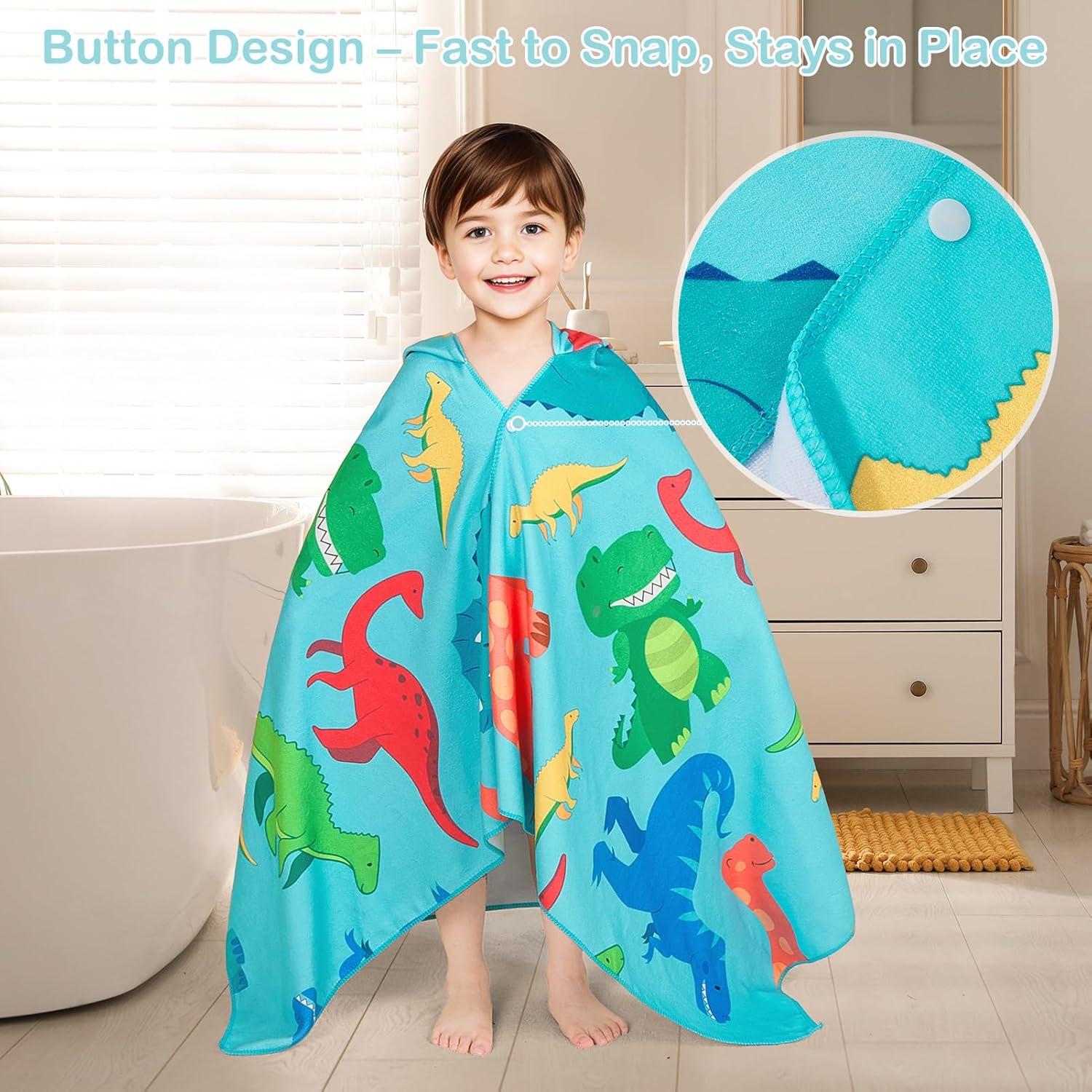 Toalla de baño con capucha Basumee para niños 139.7x71.1 cm