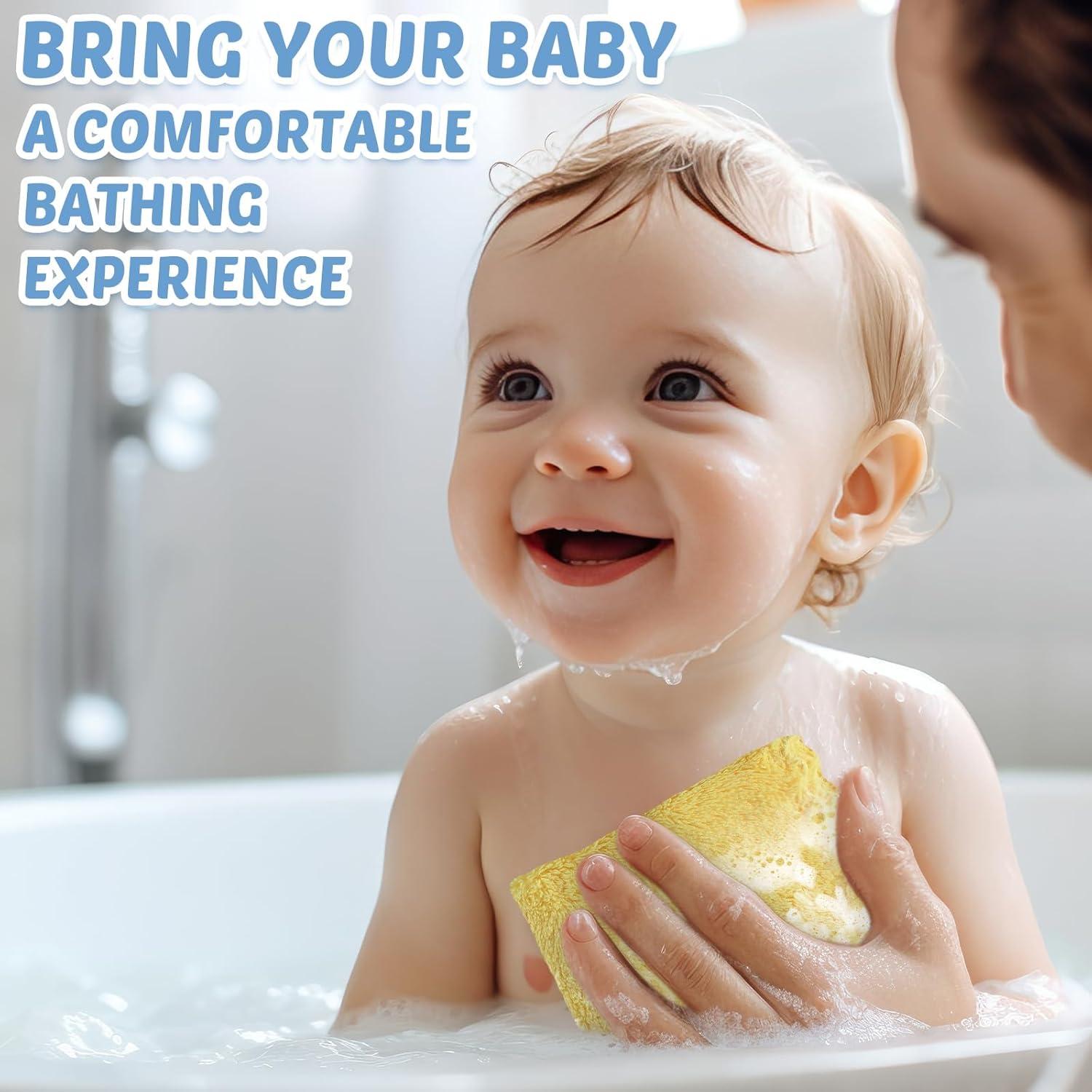 Paños de Baño para Bebés Newwiee 120 Piezas Fleece Coral