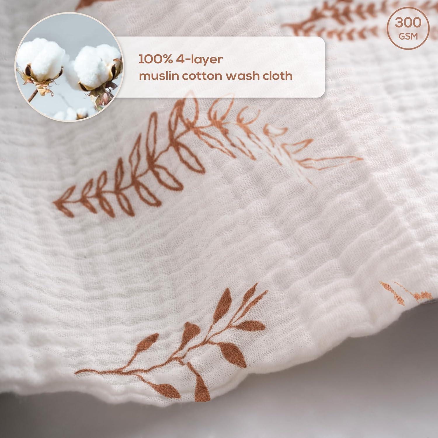 Paño de Muselina para Bebés LILY O LAUREL, 8 Unidades 30.5cm