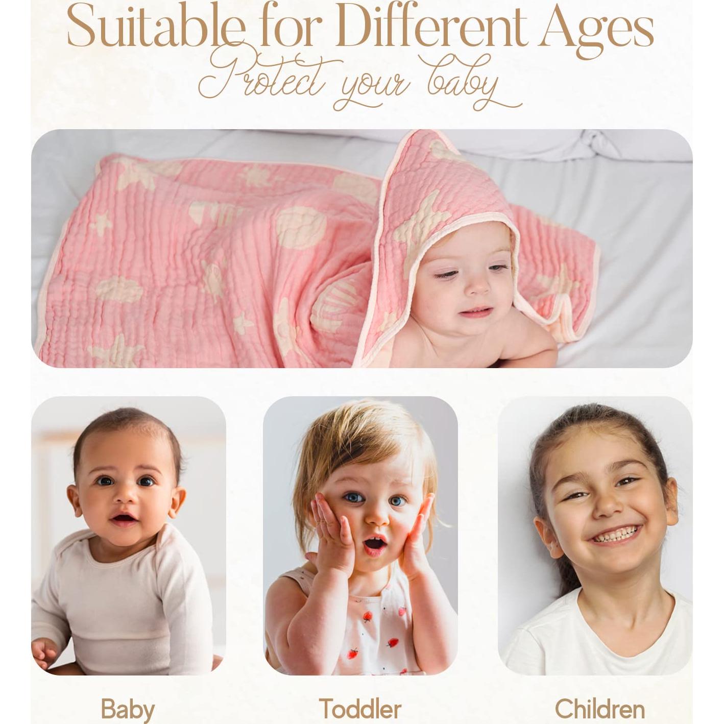 Toalla de Baño con Capucha HardNok Rosa Oceánico 81x81 cm