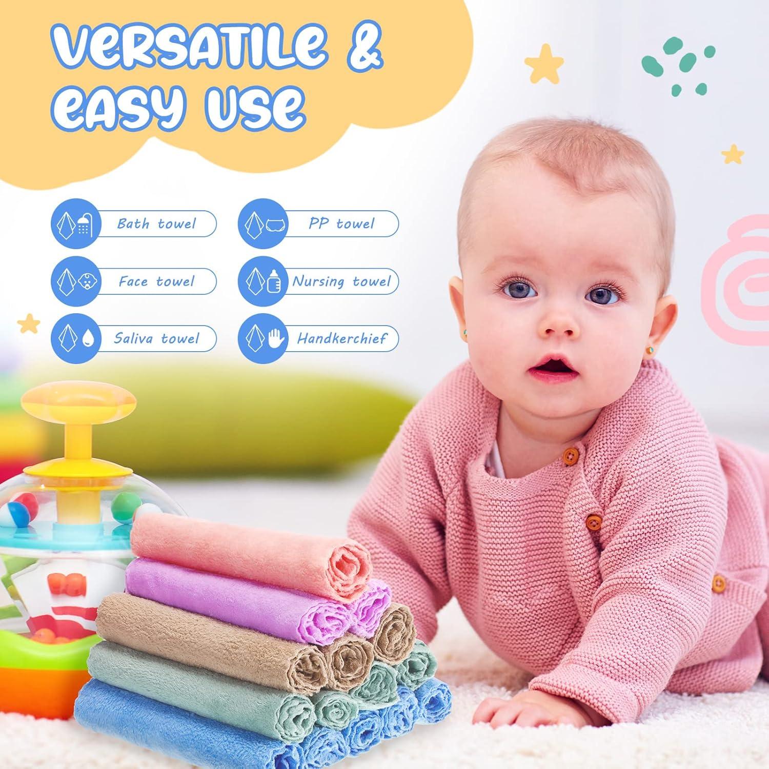 Paquete de 100 Toallitas de Microfibra Handepo 25x25 cm Colorido