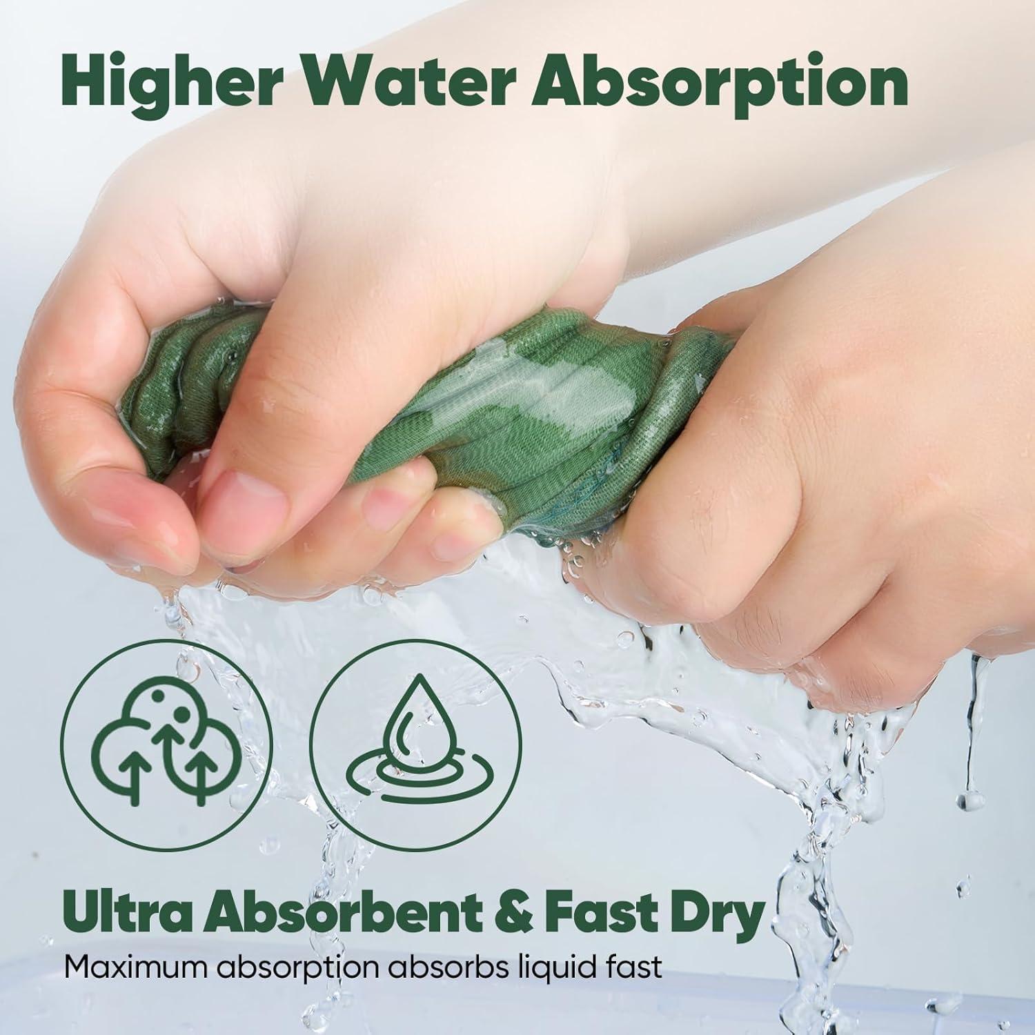 Toallitas para Bebé 100% Algodón 30x30 cm 6 Piezas