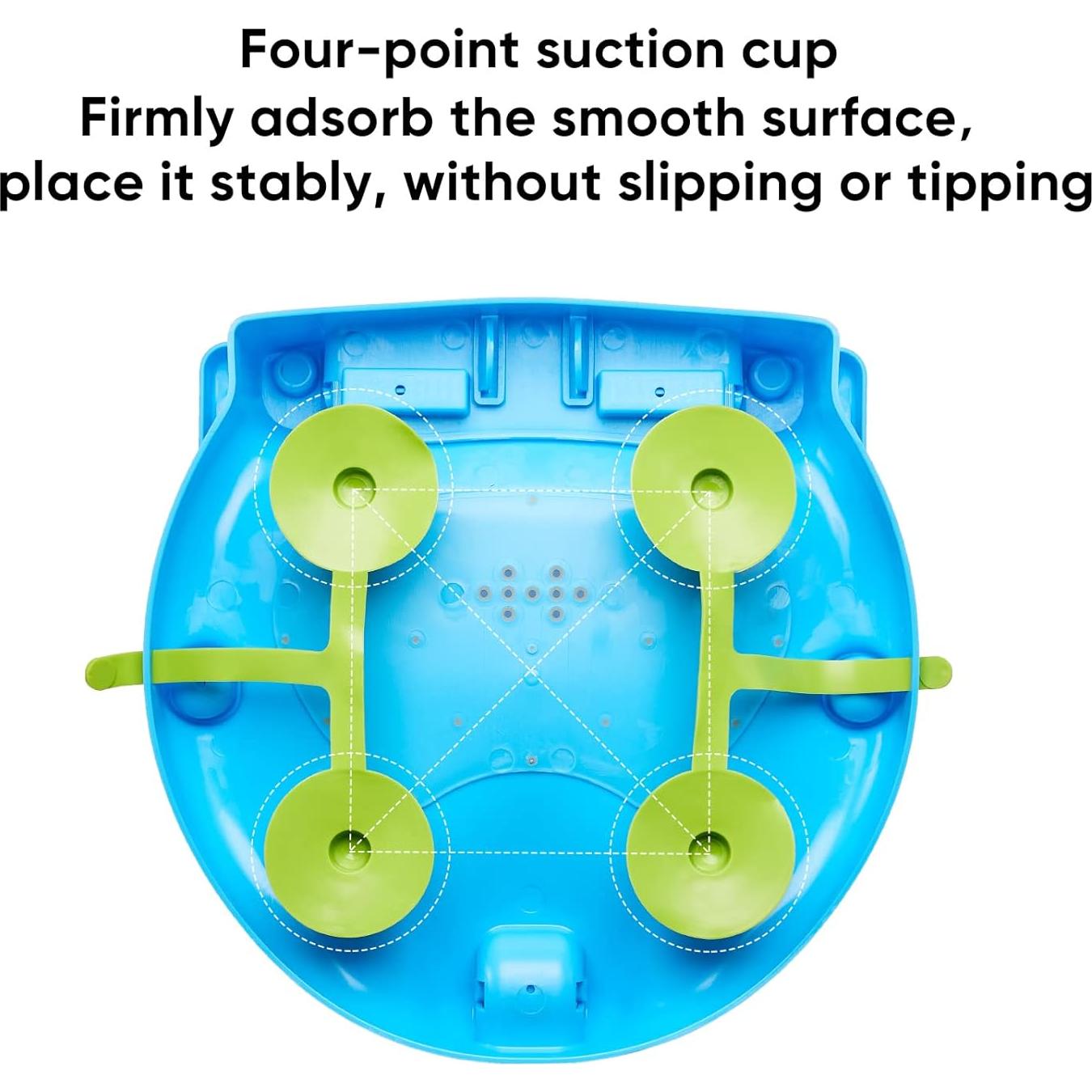 Asiento de Baño Antideslizante para Bebés 6-18 Meses Blanco