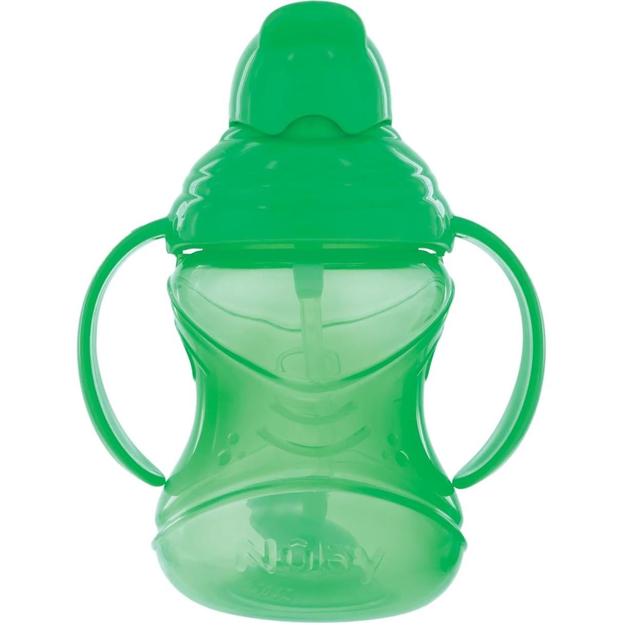 Taza Nuby No-Spill Flip N' Sip 226.8 ml Multicolor