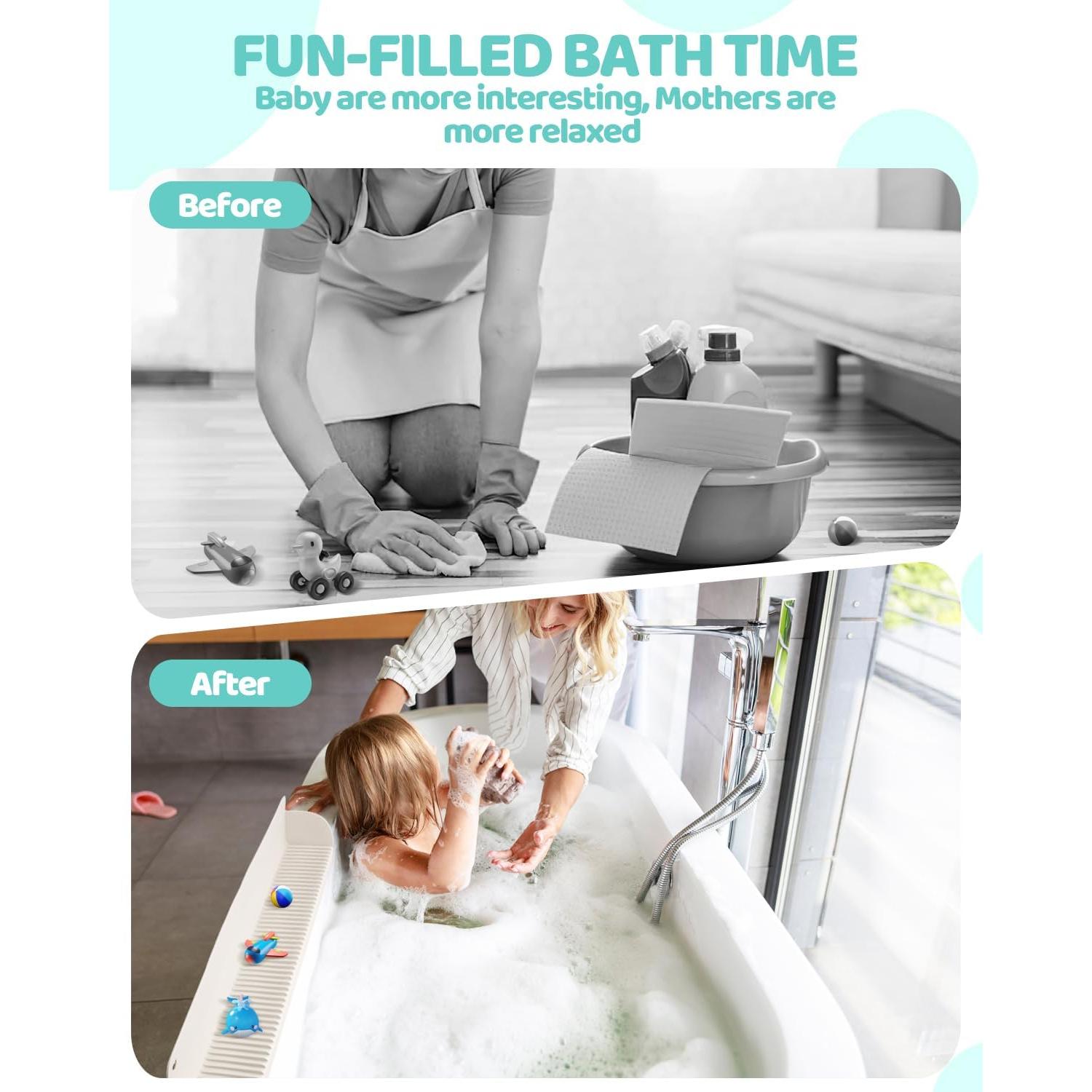 Protector de Salpicaduras para Bañera Cfyosnk 23.2" Silicona