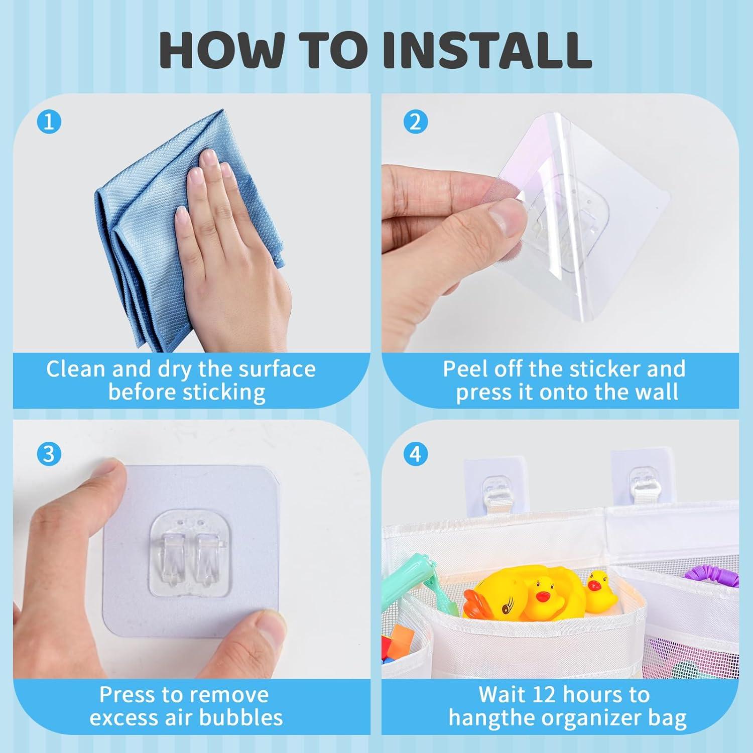 Organizador de Juguetes de Baño HUIQIFEI 60x24.9 cm