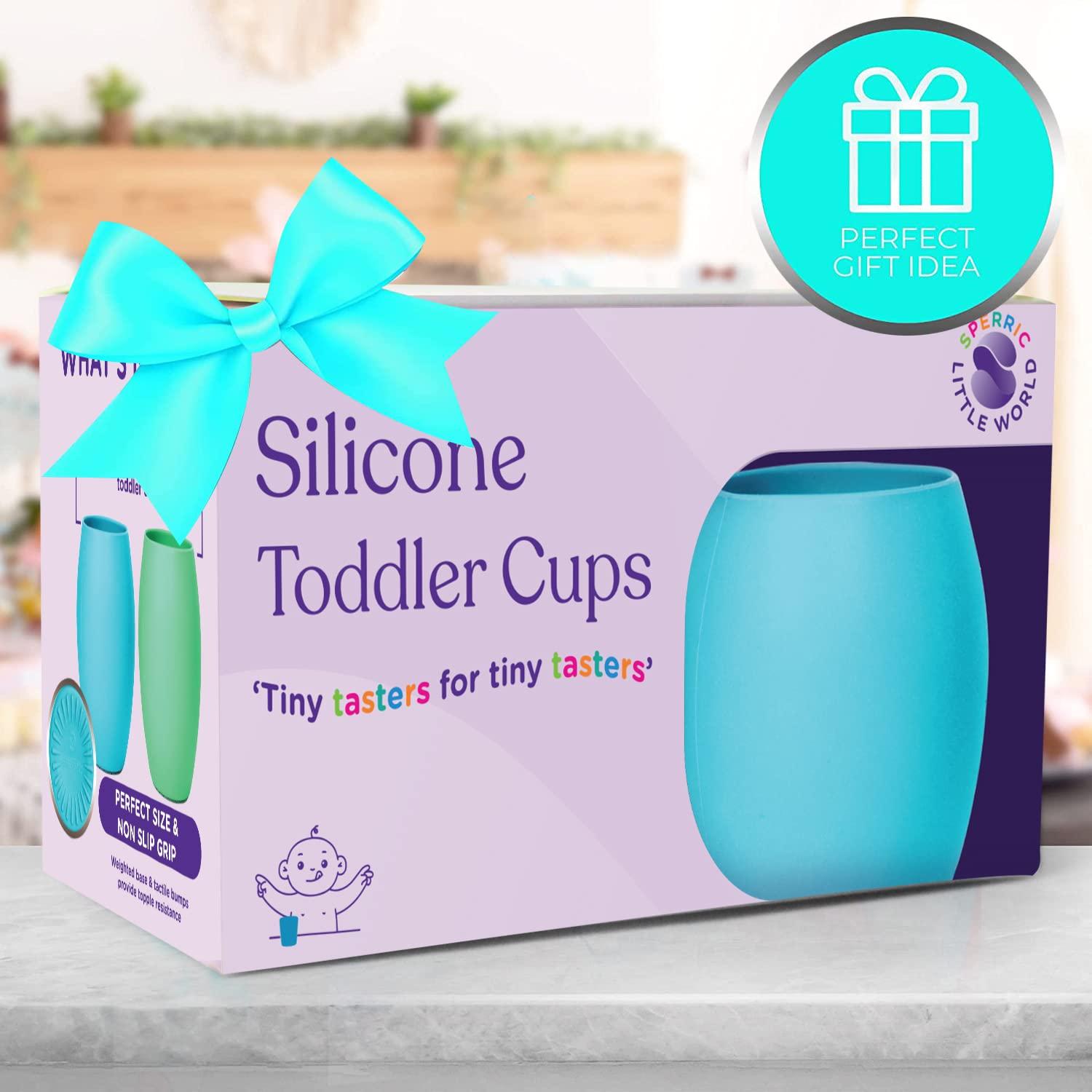 Tazas Mini de Silicona Sperric para Niños - 2 Unidades 133 ml