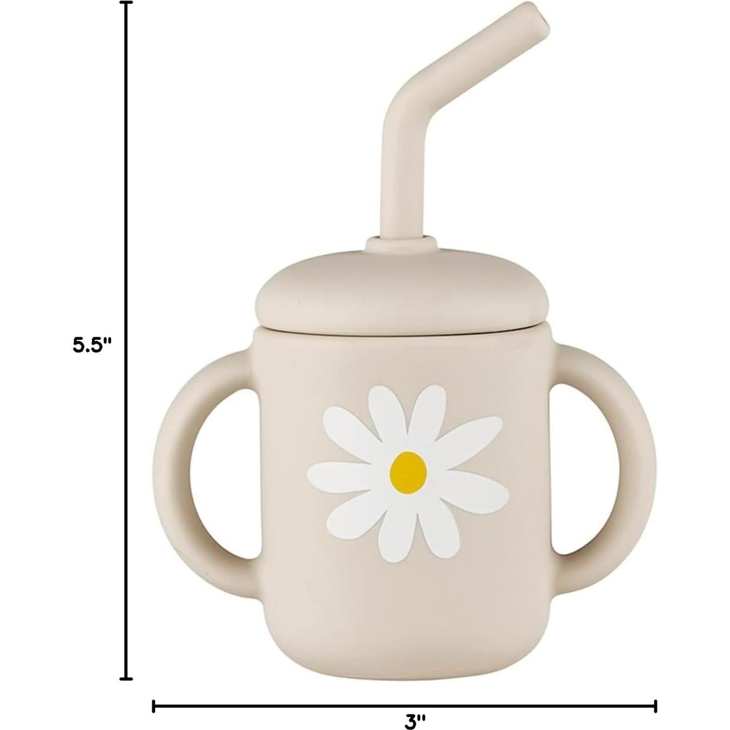 Taza de Entrenamiento de Silicona Stephan Baby 118 ml con Popote