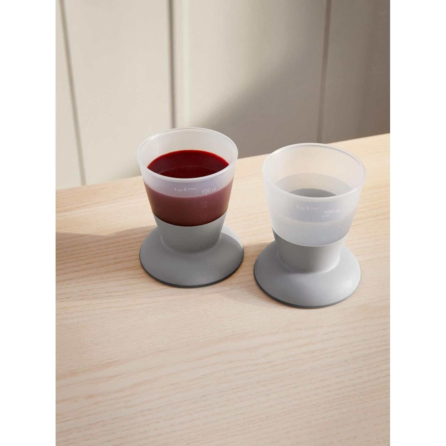 Taza para Bebés BabyBjörn, Paquete de 2, Gris, Apta para Lavavajillas