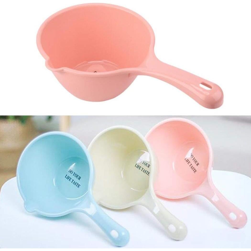 Set de 3 Cucharones de Plástico para Baño y Cocina 28.5cm