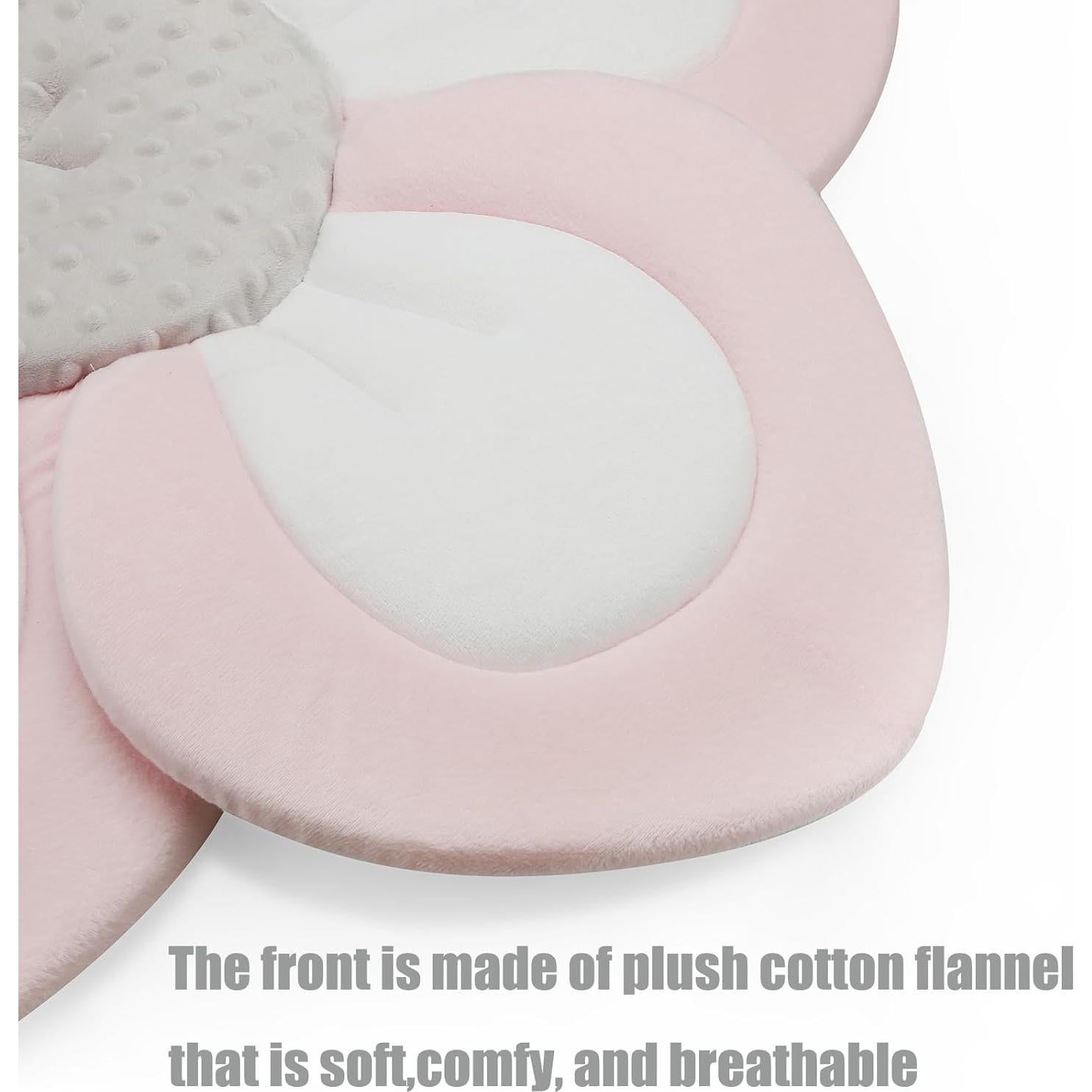 Almohadilla de Baño para Bebés PandaEar Rosa 80x80 cm