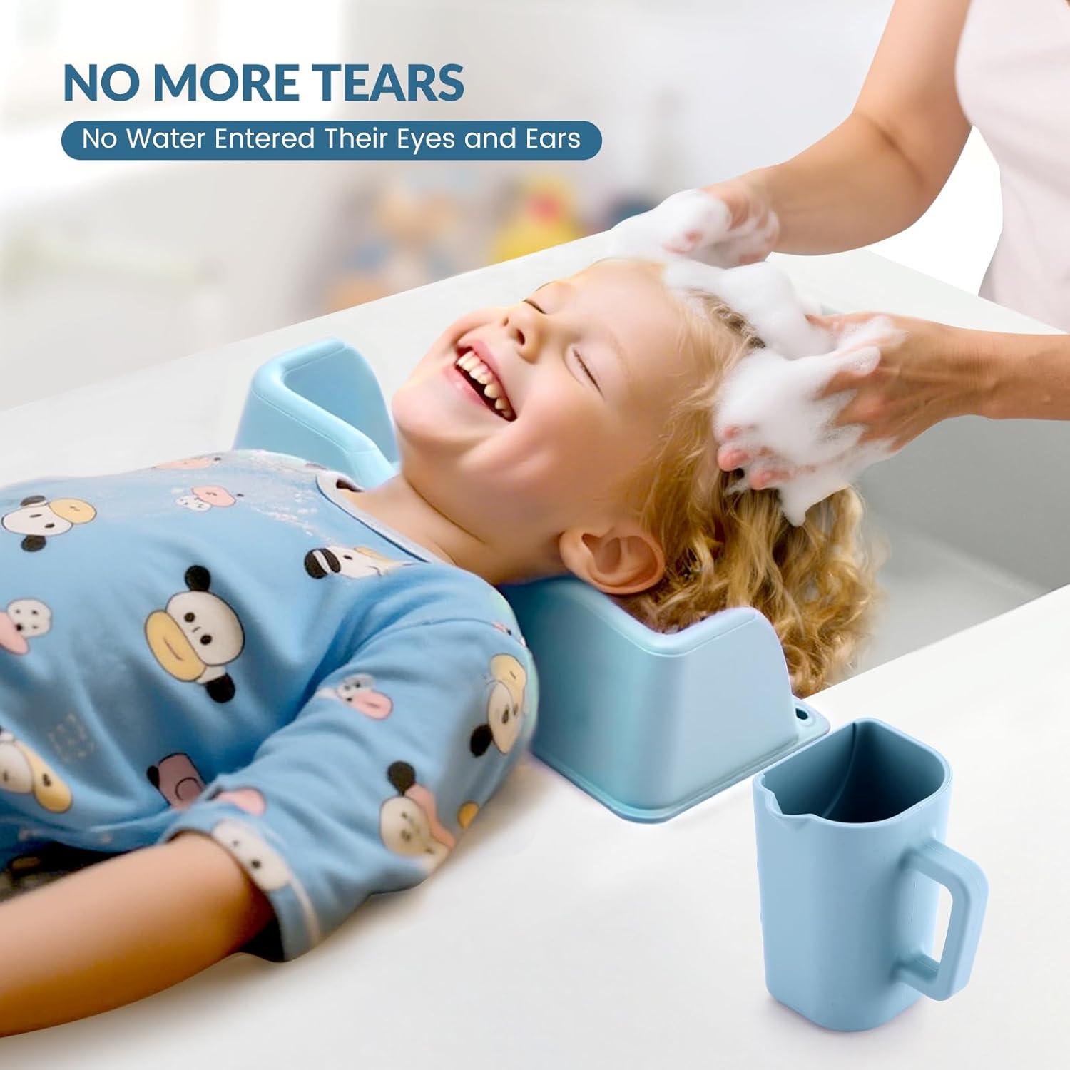 Estación de Lavado de Cabello para Niños JOY ANAN Azul