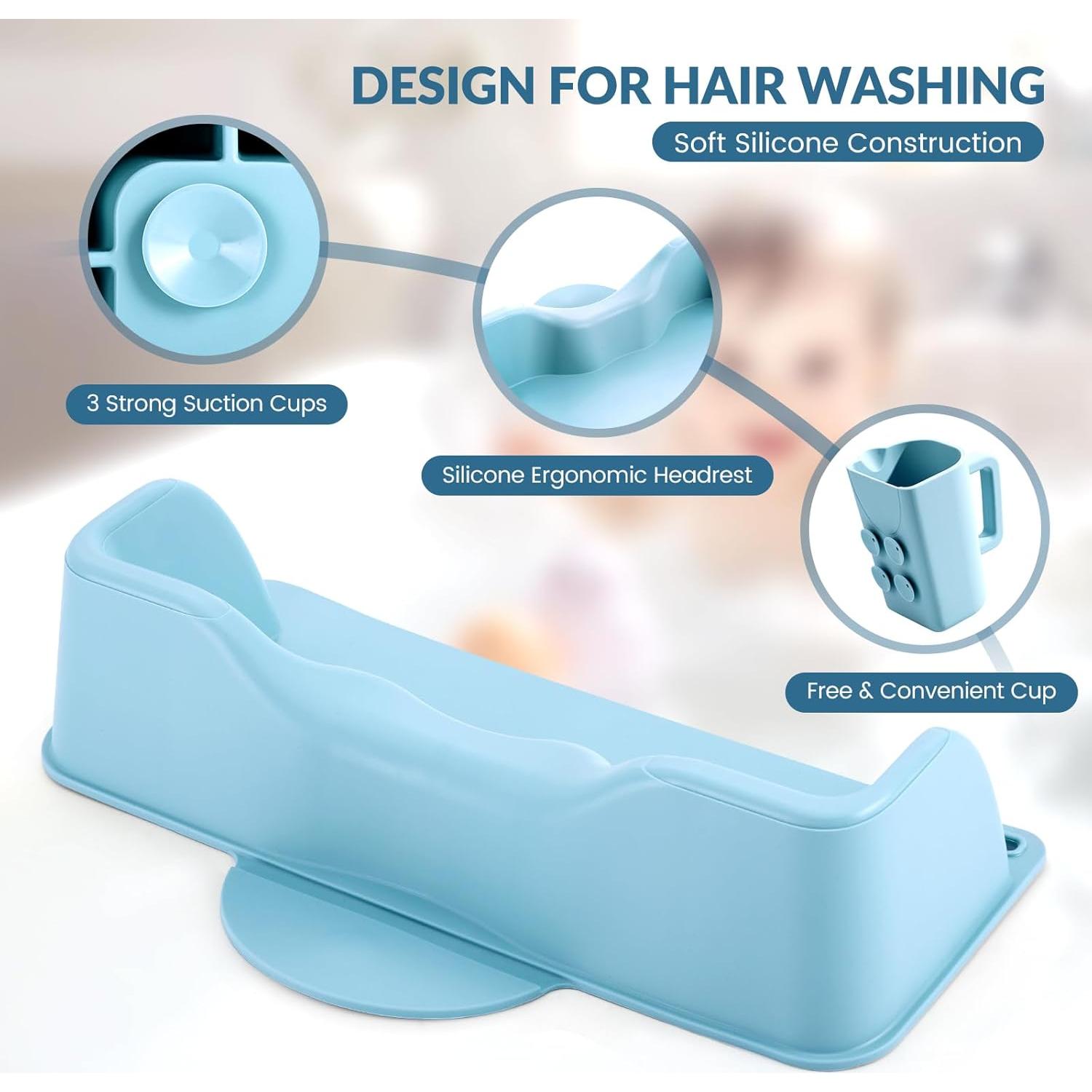 Estación de Lavado de Cabello para Niños JOY ANAN Azul