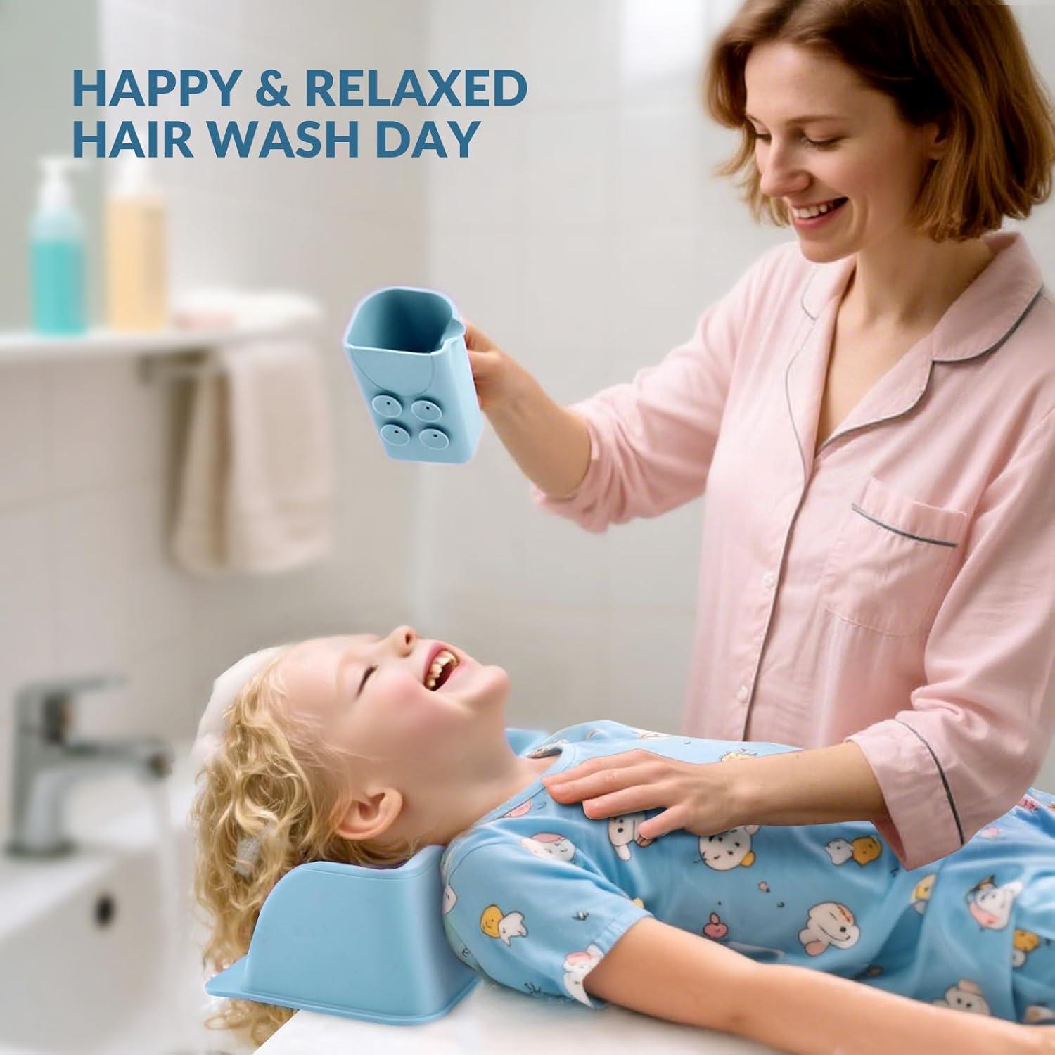 Estación de Lavado de Cabello para Niños JOY ANAN Azul