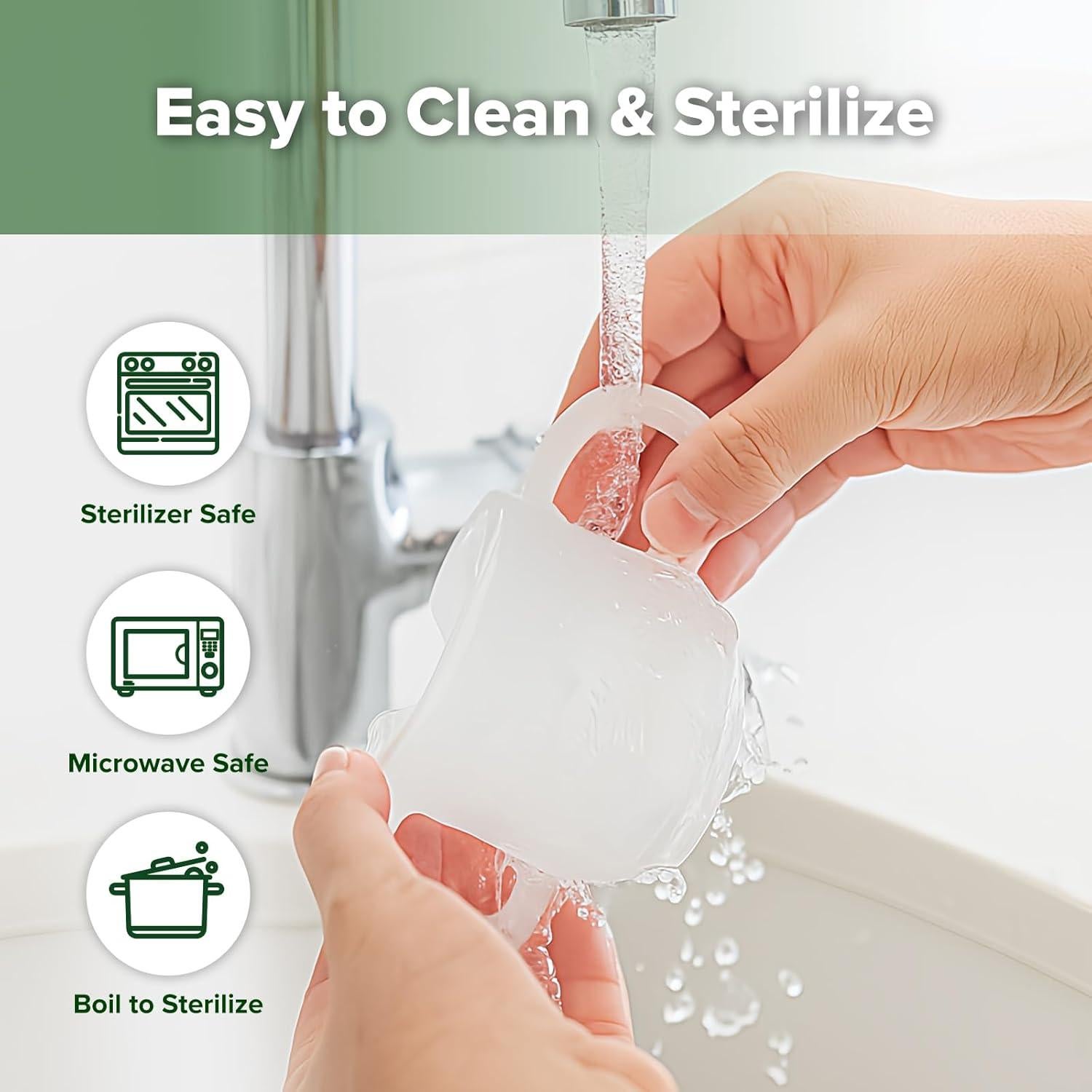 Taza de Silicona para Bebés Haakaa 150 ml Libre de BPA