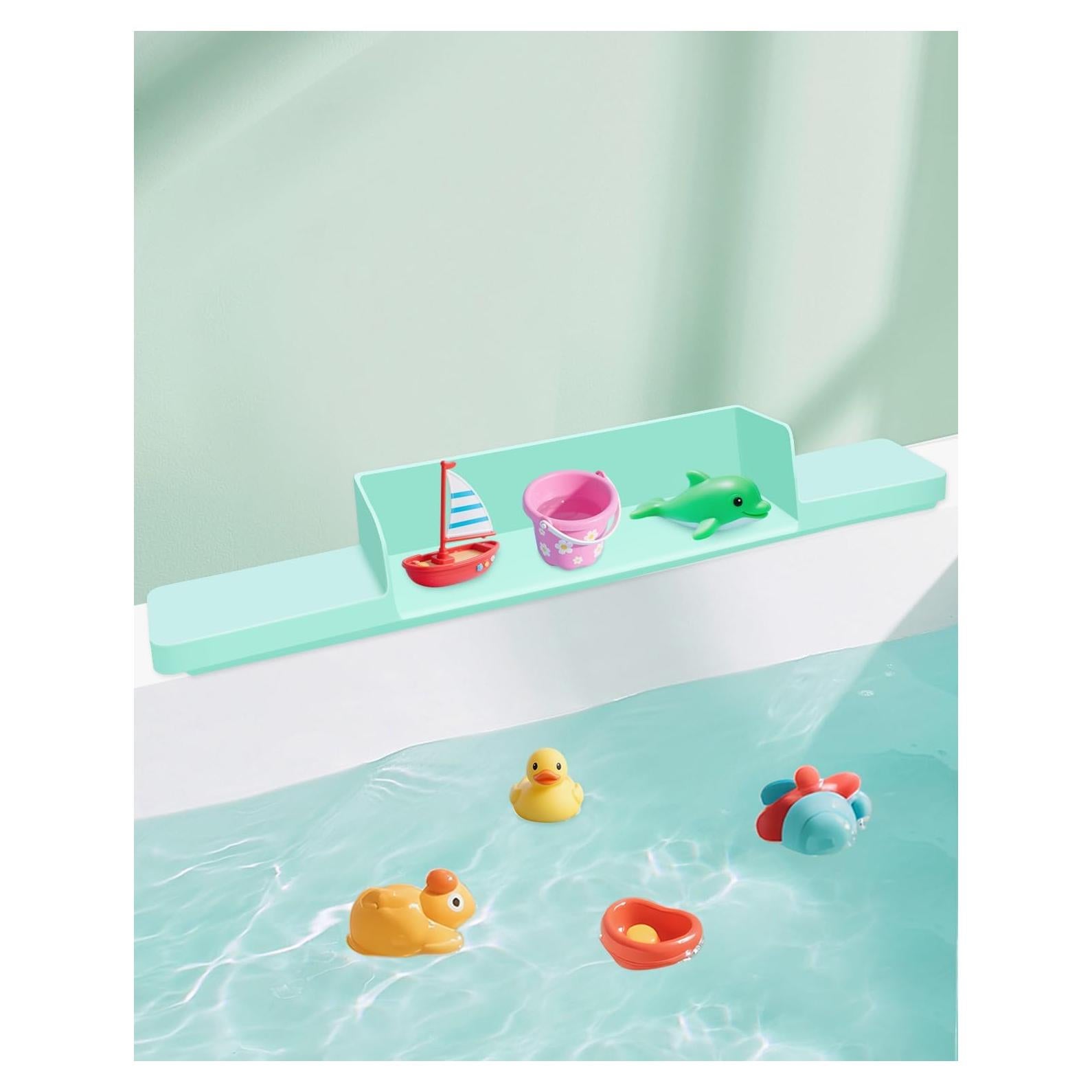 Protector de Salpicaduras de Silicona Bathiin Verde 40 cm