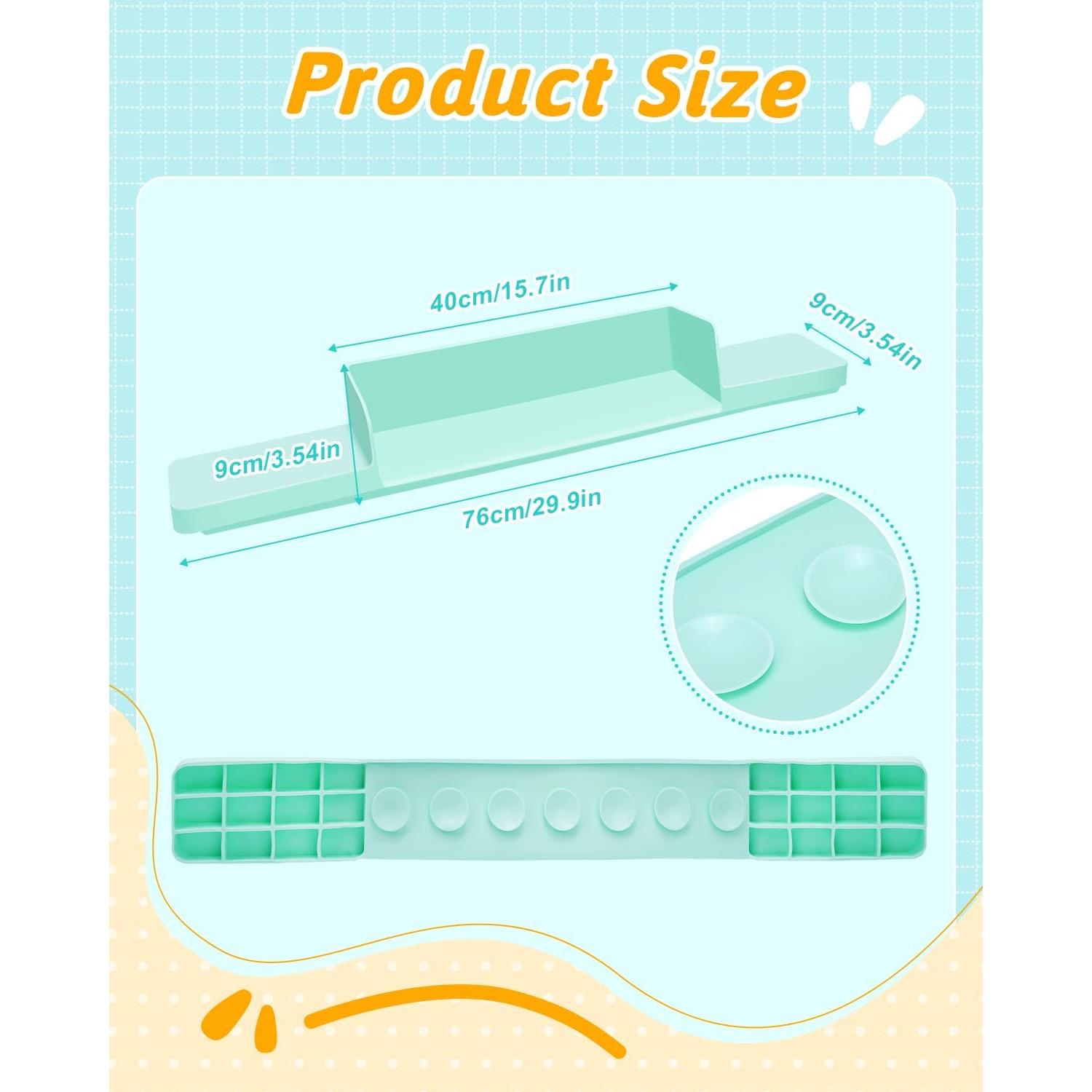 Protector de Salpicaduras de Silicona Bathiin Verde 40 cm