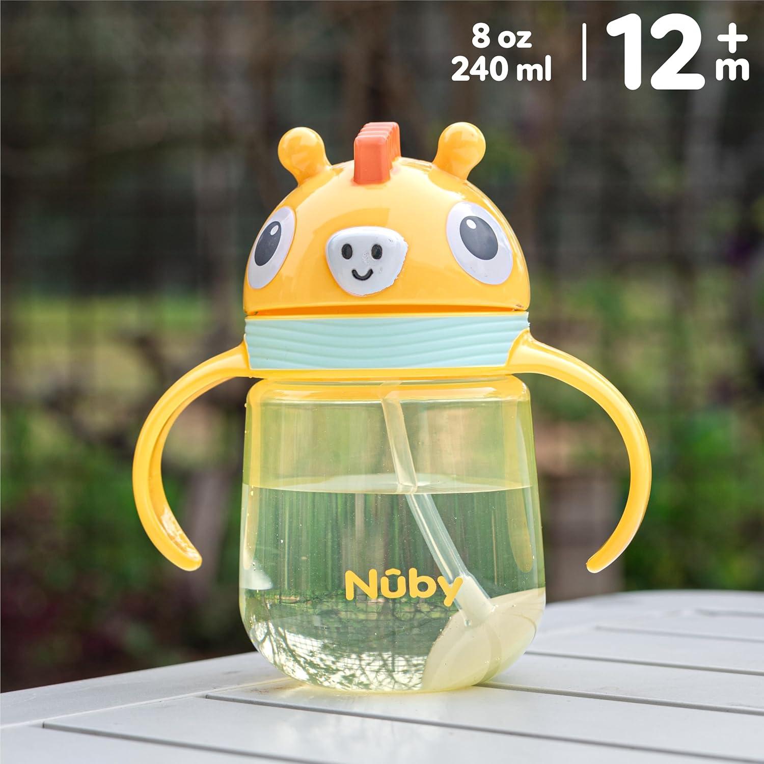 Taza Entrenadora Nuby Clik-It 240 ml Jirafa Sin Derrames