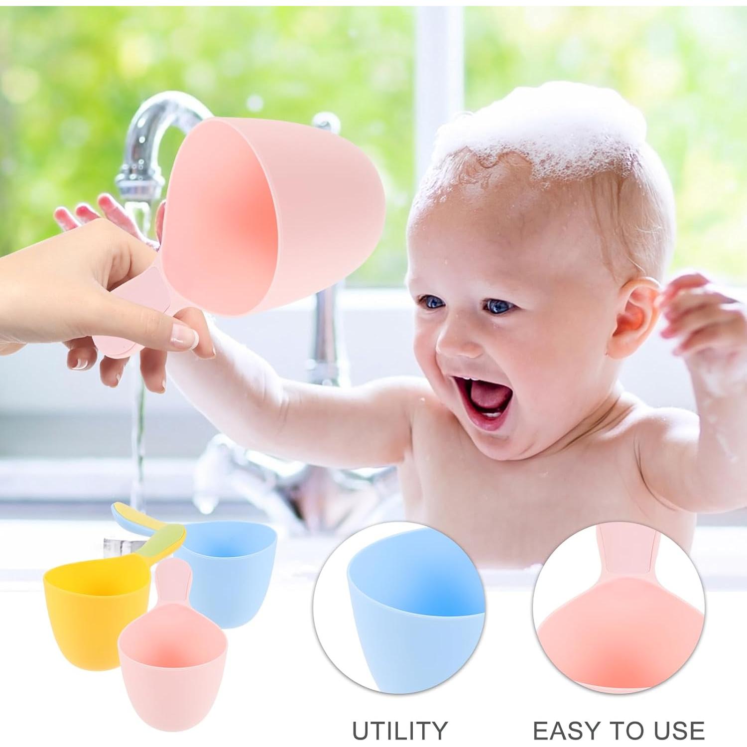 Cucharón de Baño para Bebé Alipis 3 Piezas Plástico Seguro